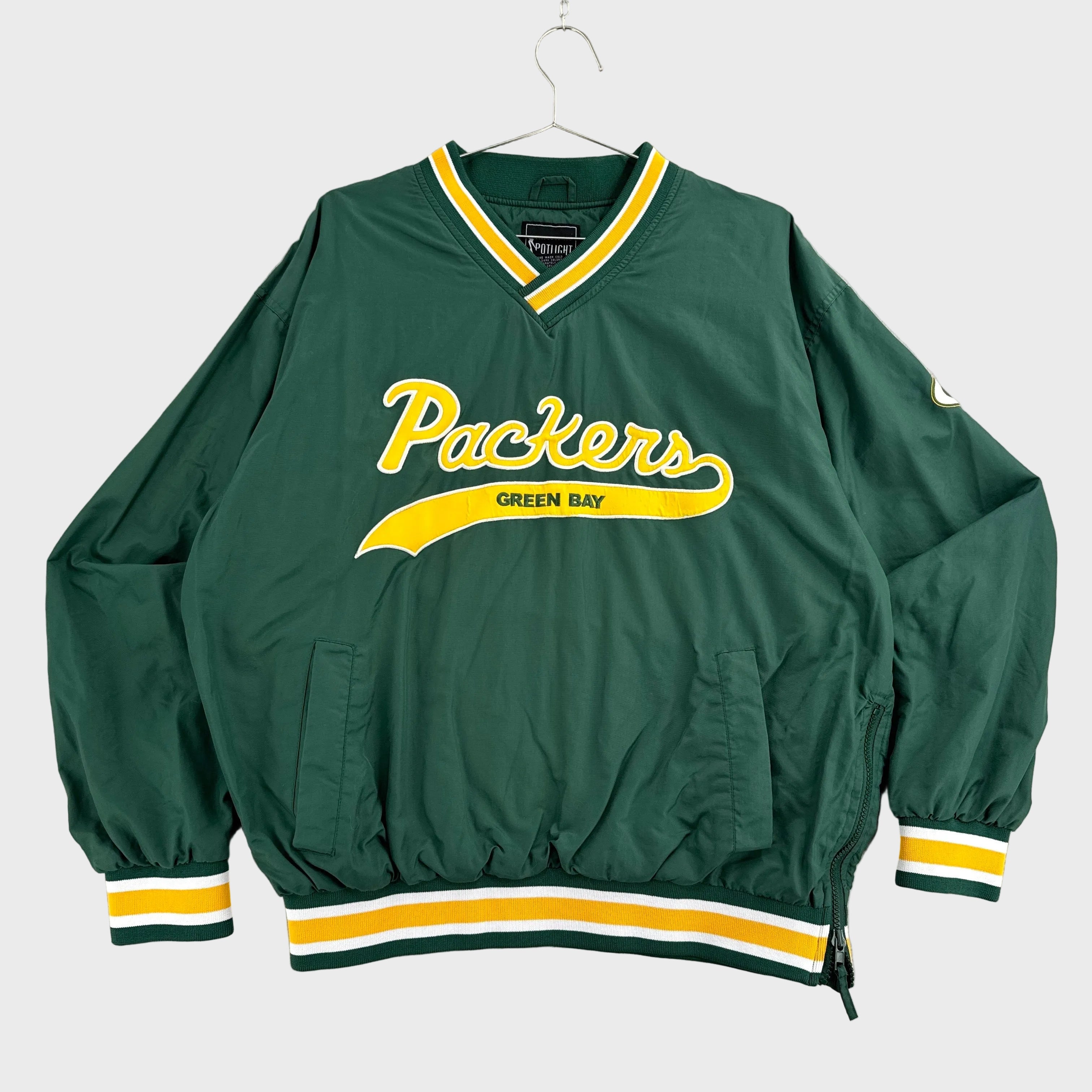 Vintage Green Bay Packers Windbreaker Jacket