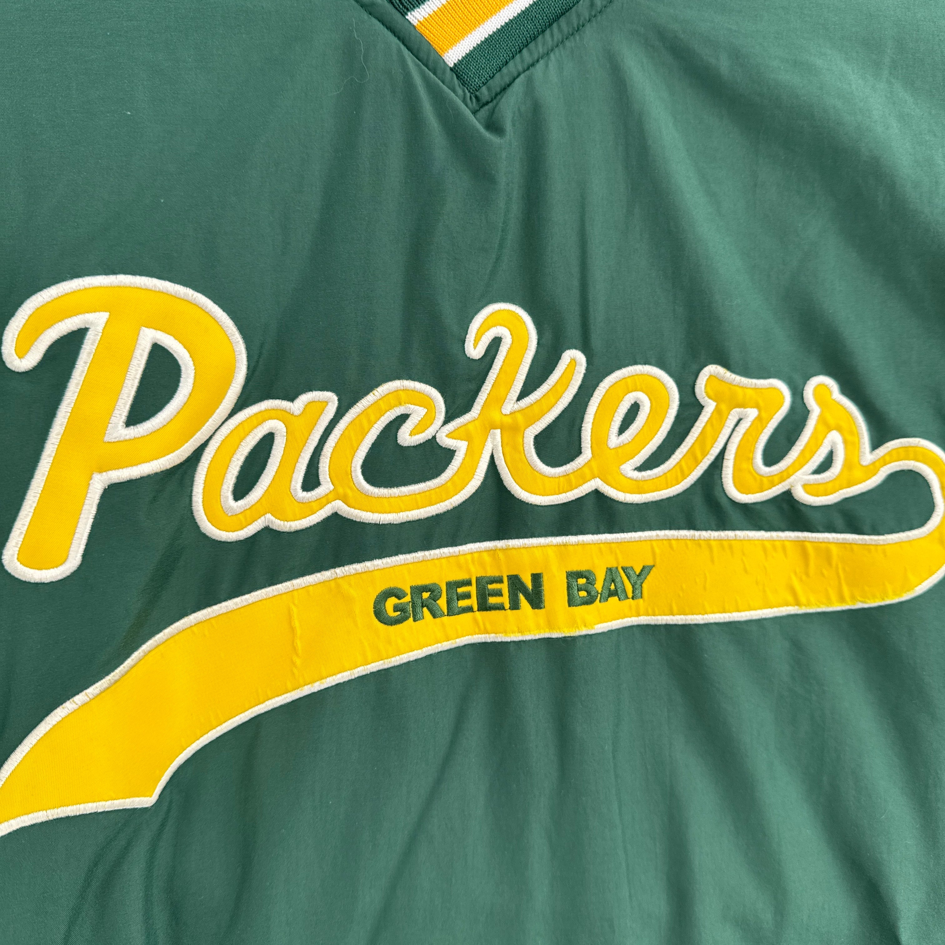 Vintage Green Bay Packers Windbreaker Jacket