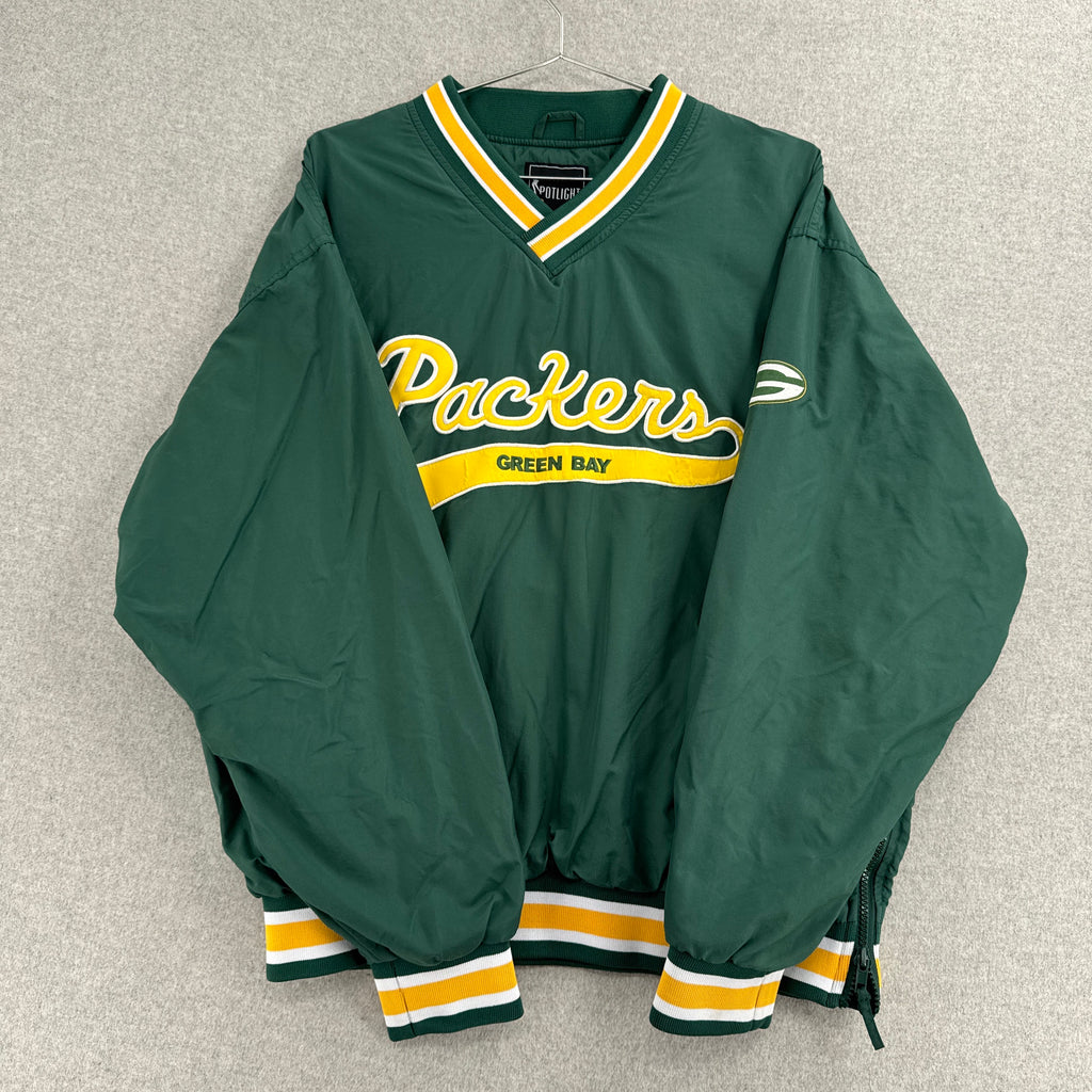 Vintage Green Bay Packers Windbreaker Jacket
