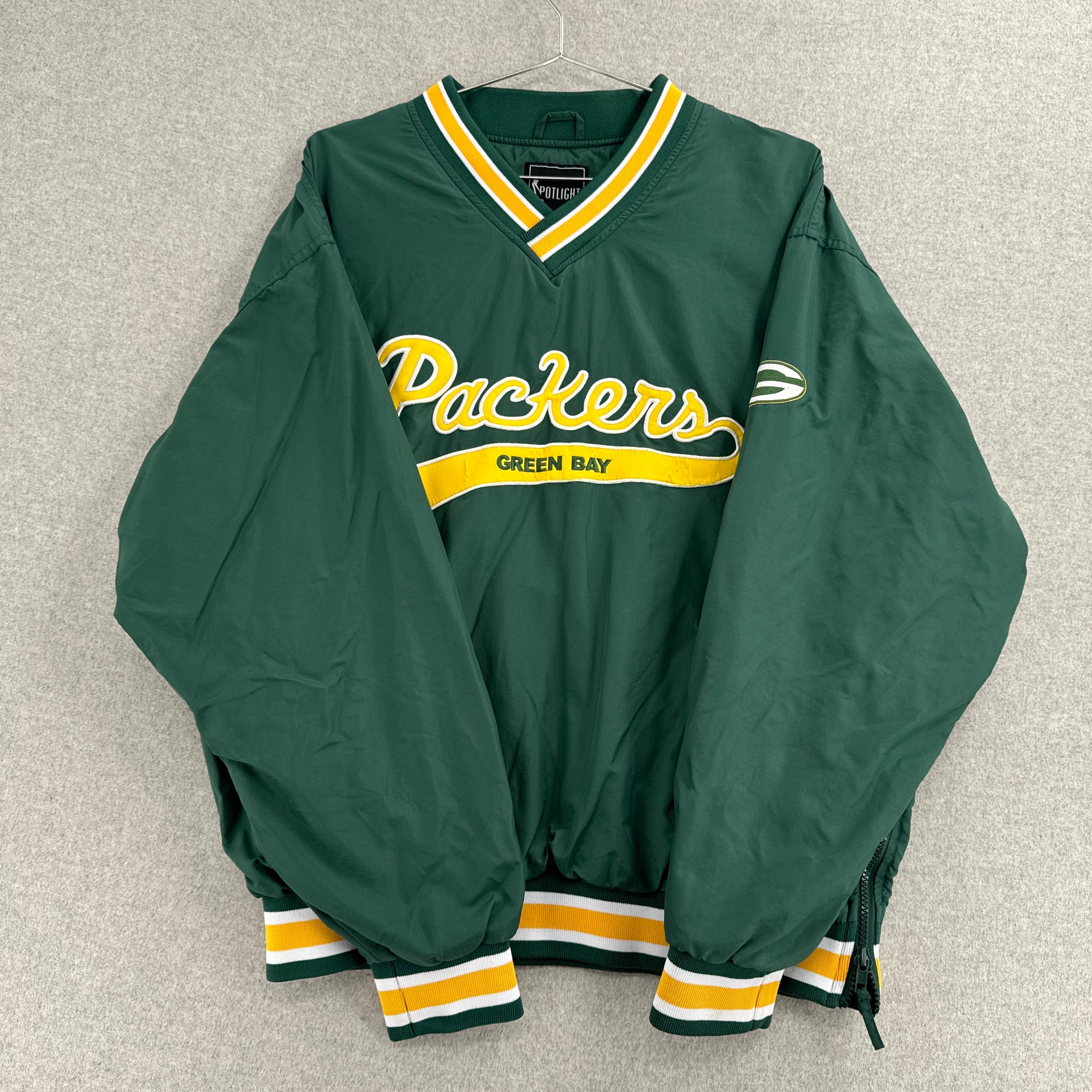 Vintage Green Bay Packers Windbreaker Jacket