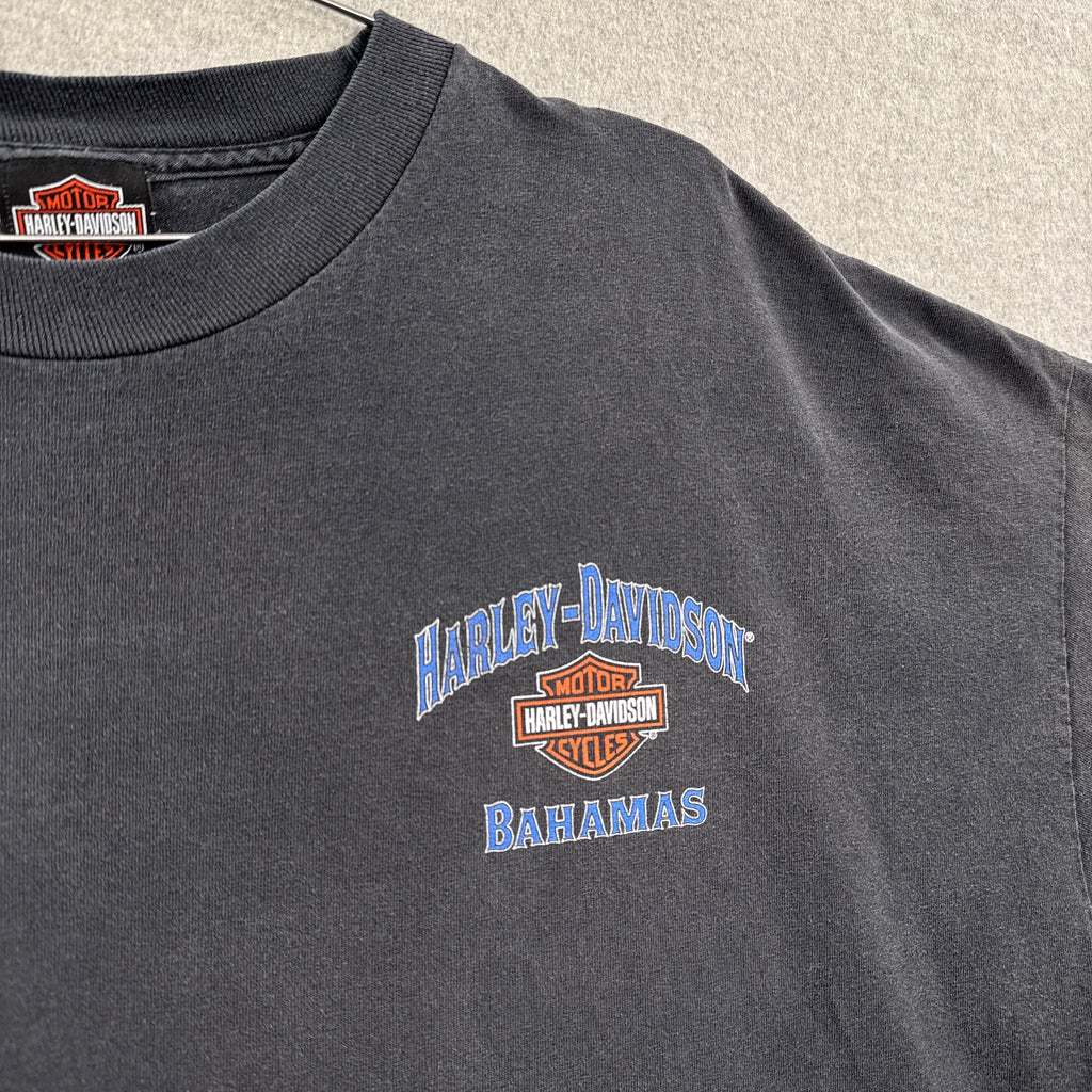 Vintage Harley Davidson Bahamas Graphic Tee 2