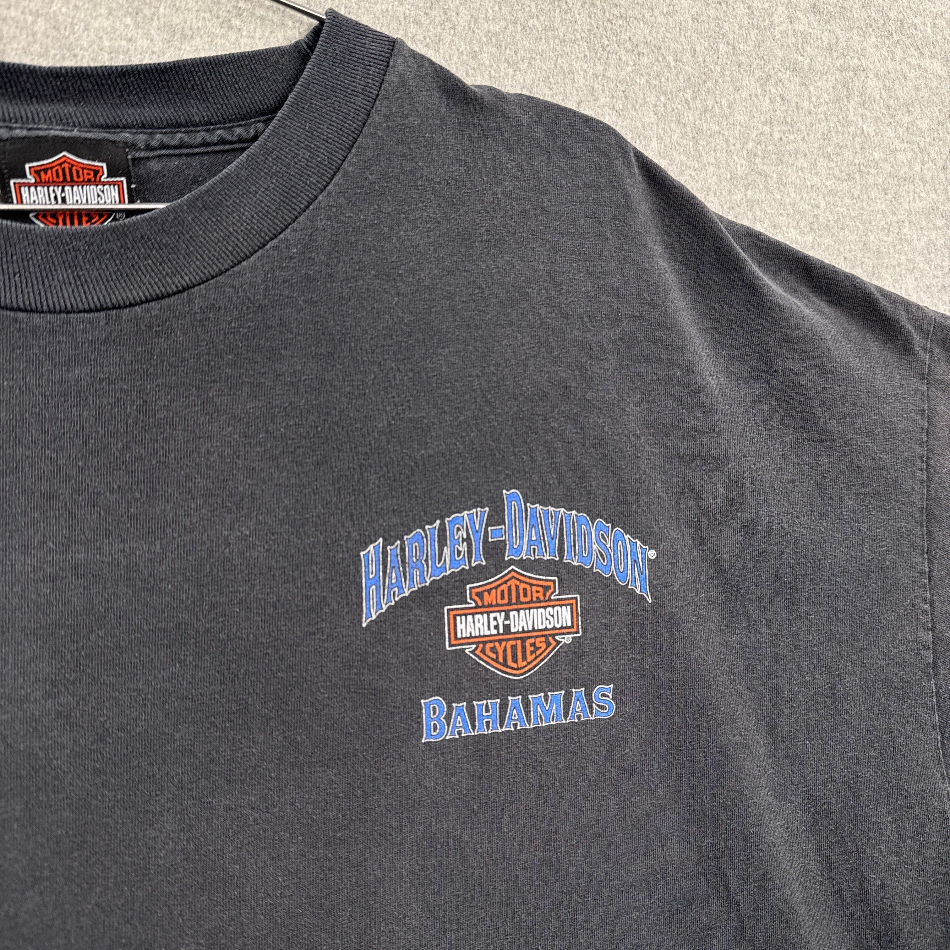 Vintage Harley Davidson Bahamas Graphic Tee 2