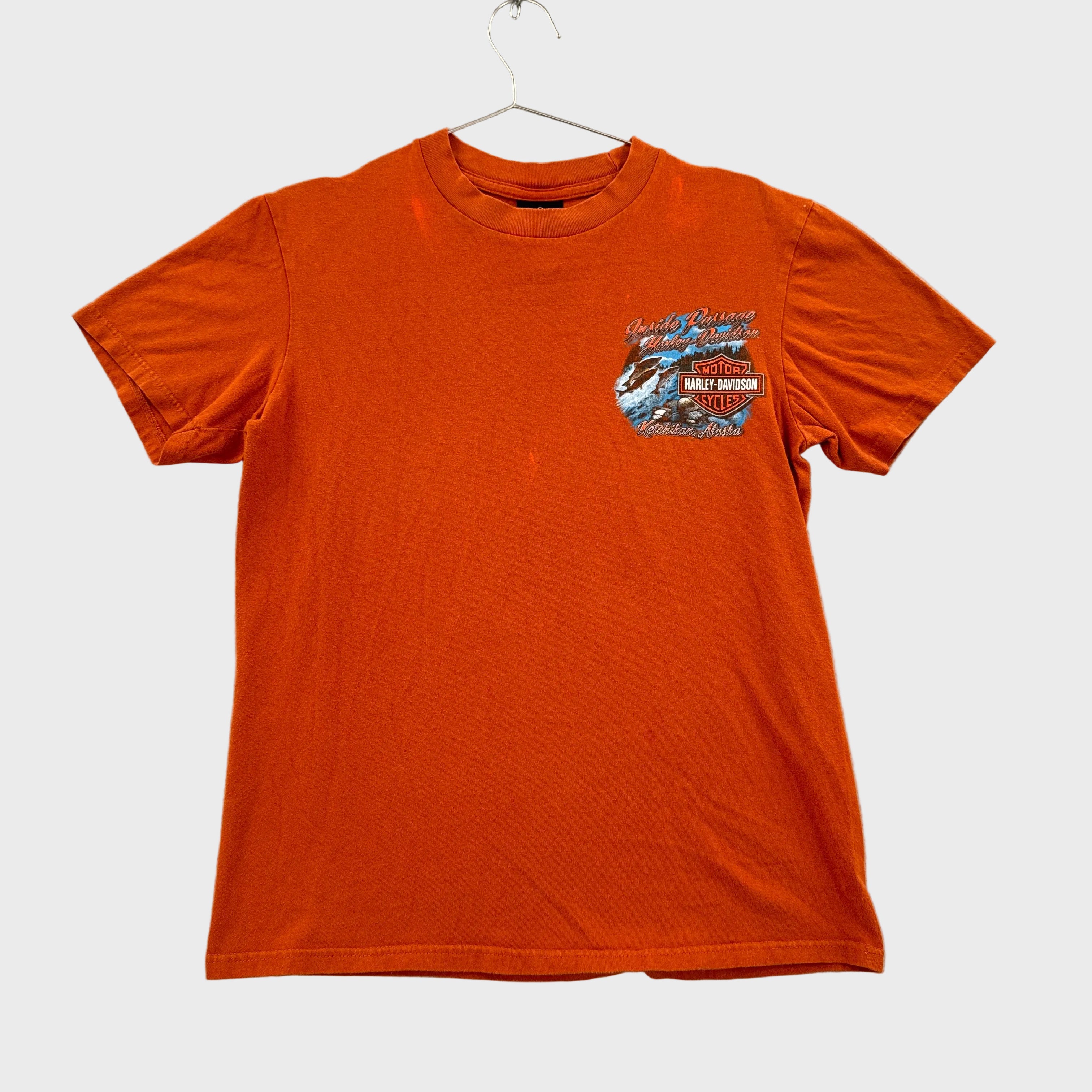 Vintage Harley Davidson Ketchikan Alaska Graphic Tee 