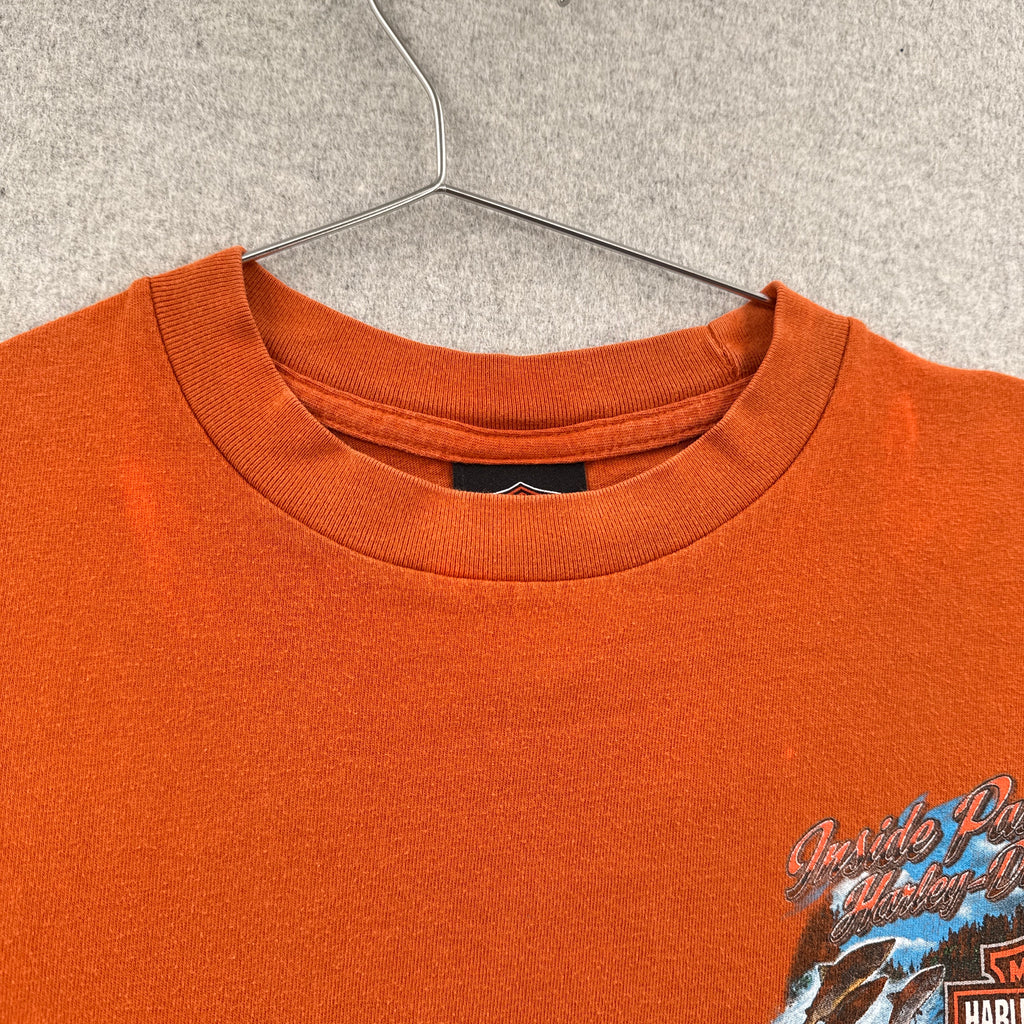 Vintage Harley Davidson Ketchikan Alaska Graphic Tee 