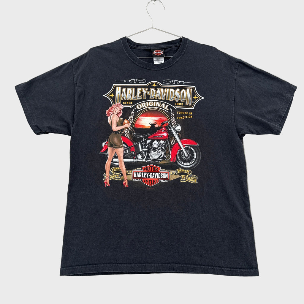 Vintage Harley Davidson Montgomery Alabama Graphic Tee 