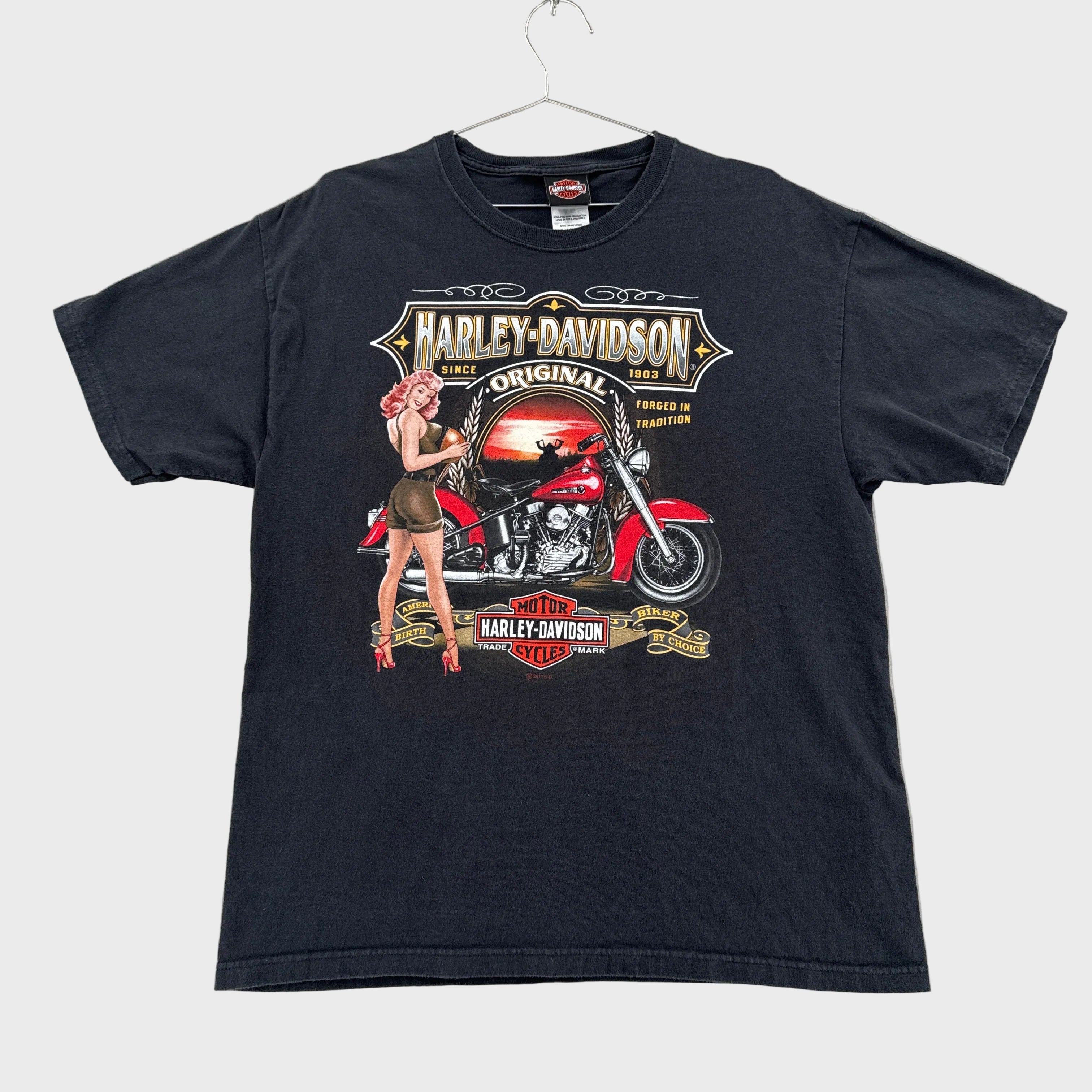 Vintage Harley Davidson Montgomery Alabama Graphic Tee 