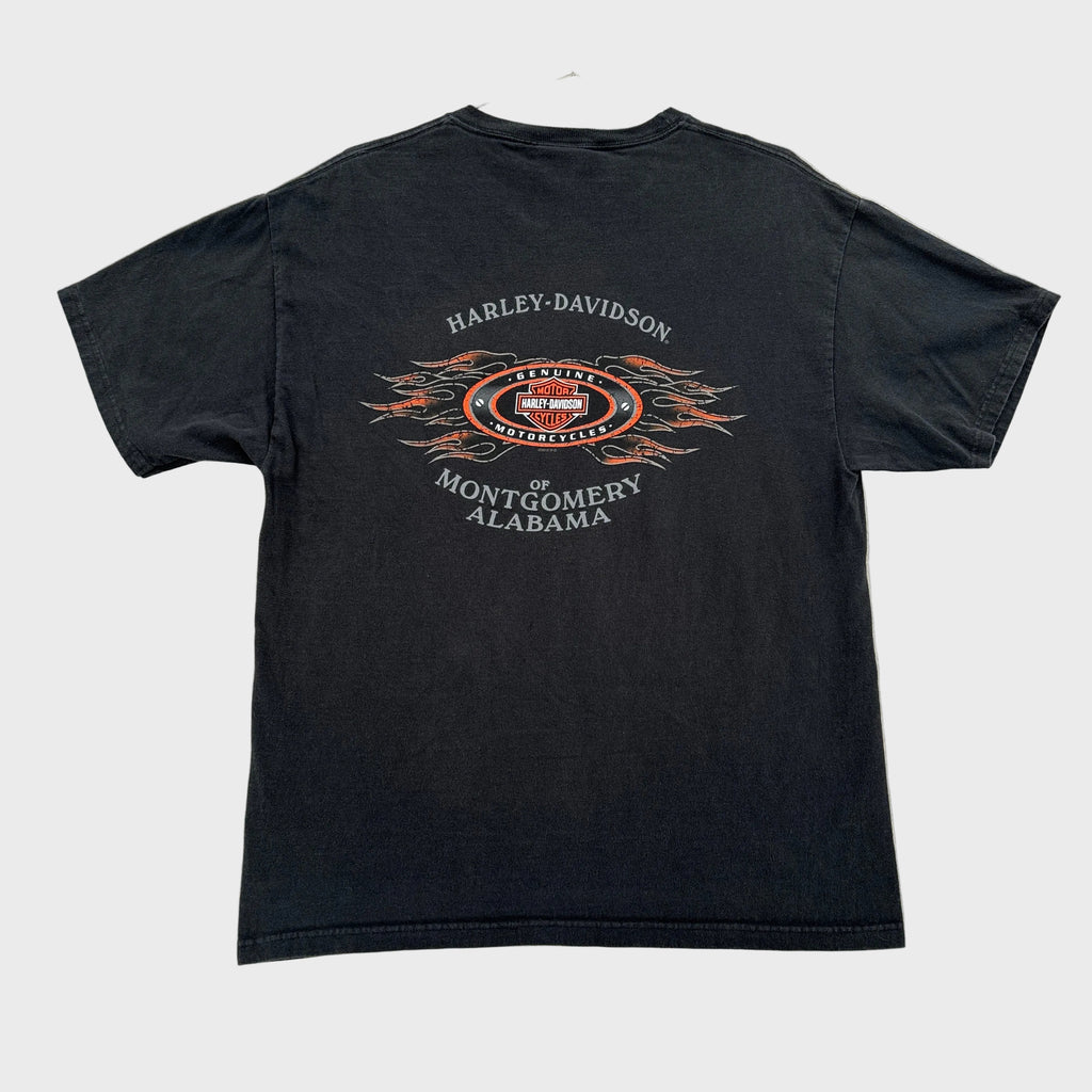 Vintage Harley Davidson Montgomery Alabama Graphic Tee 