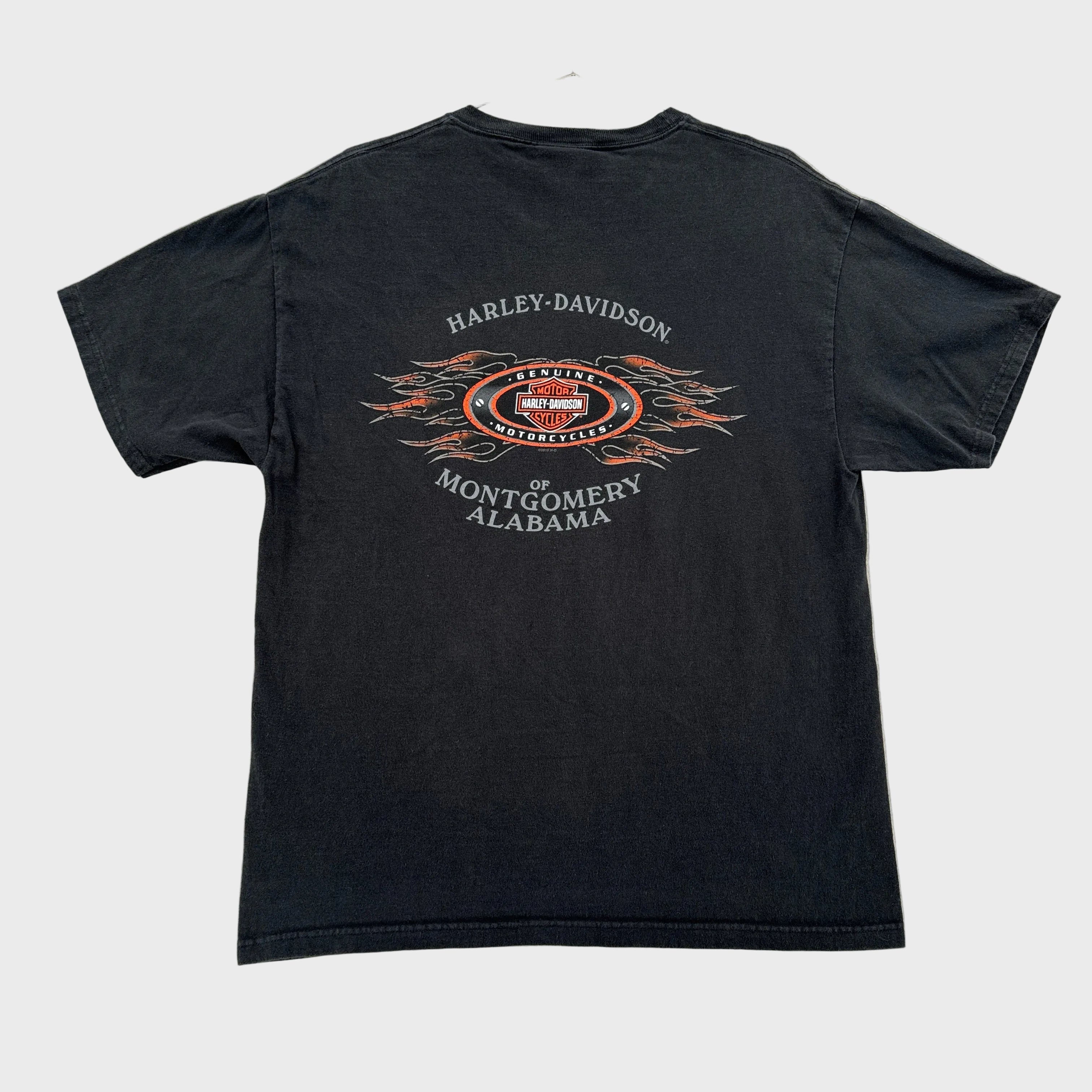 Vintage Harley Davidson Montgomery Alabama Graphic Tee 