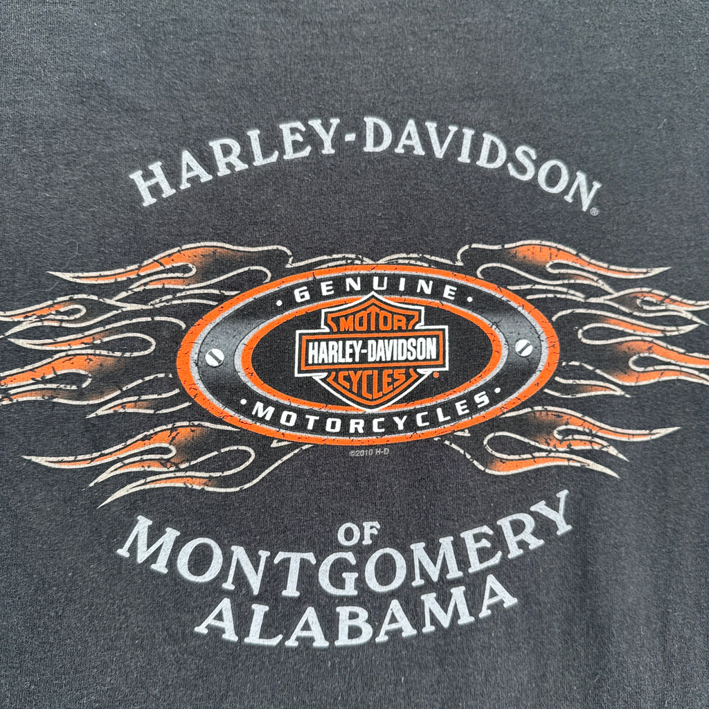 Vintage Harley Davidson Montgomery Alabama Graphic Tee 