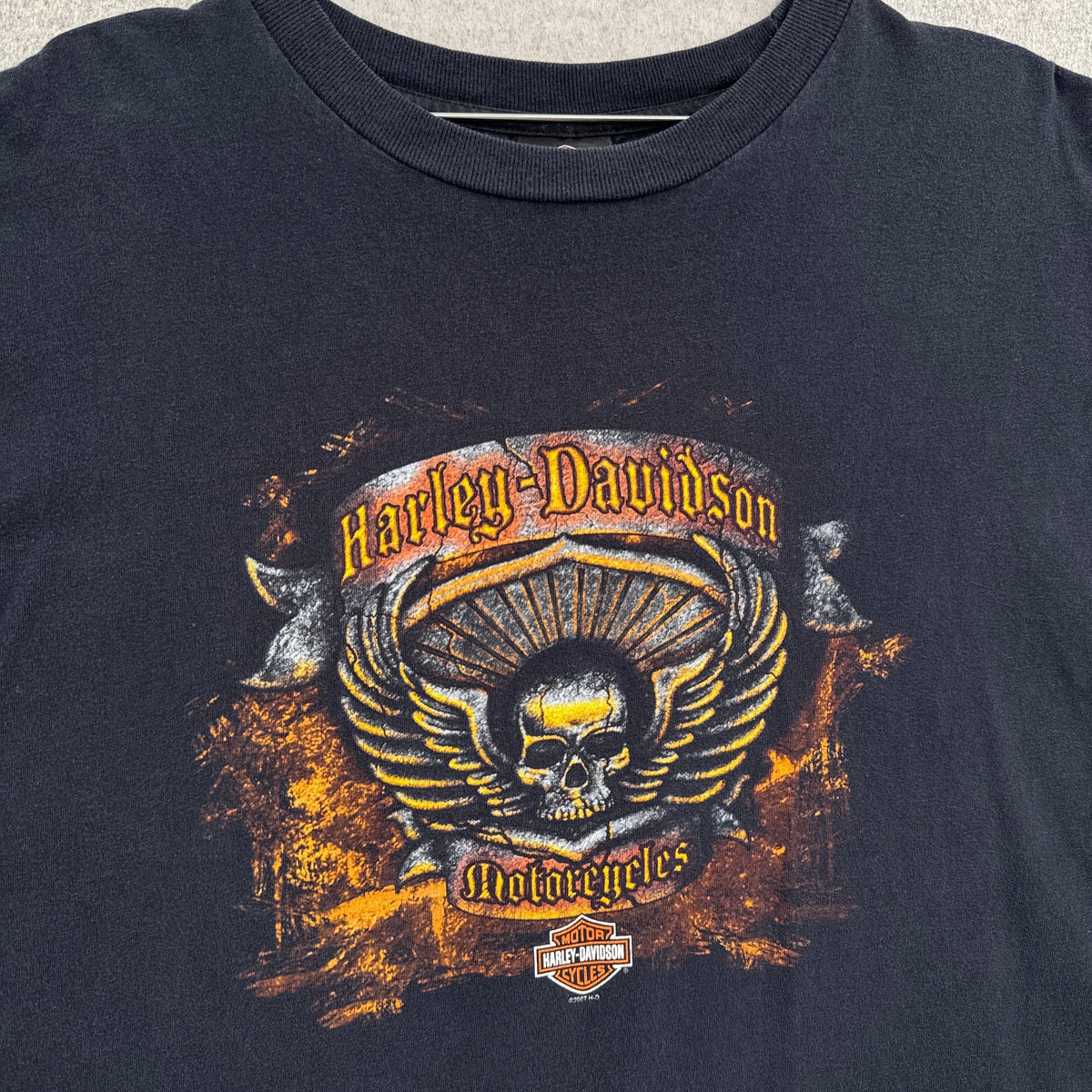 Vintage Harley Davidson Motorcycle Texarkana Texas Graphic Tee - 3XL