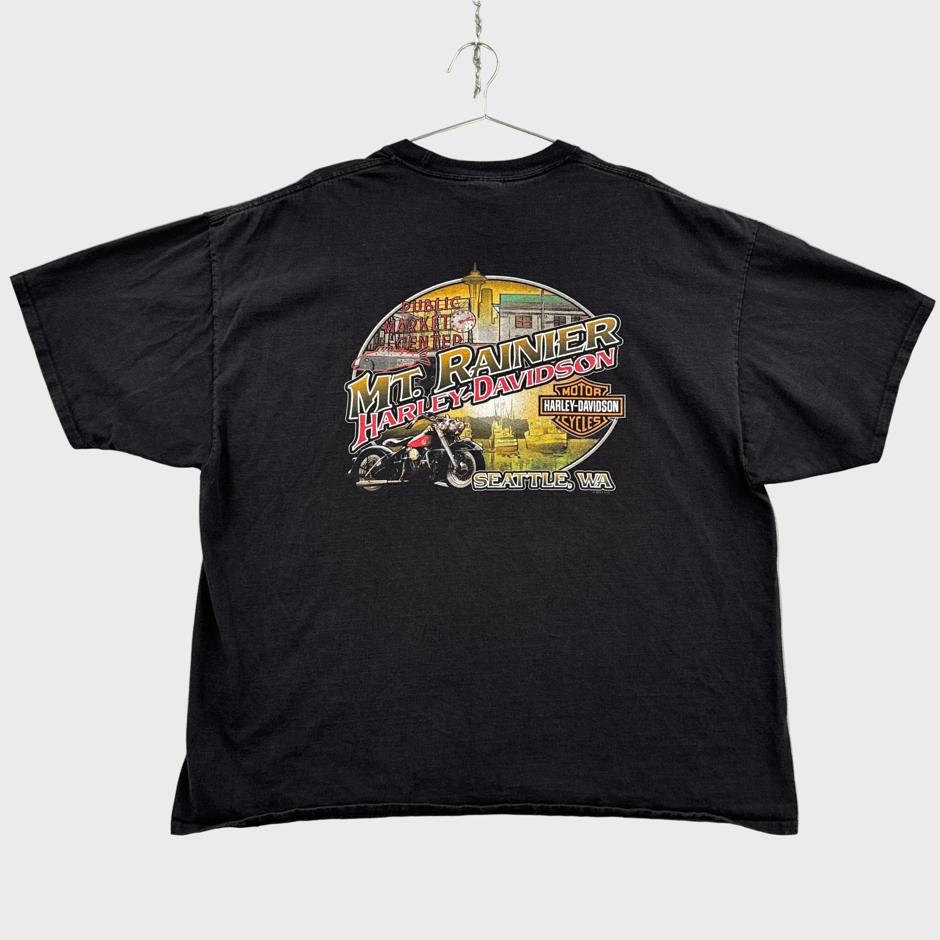 Vintage Harley Davidson Mt Rainier Seattle Shirt 