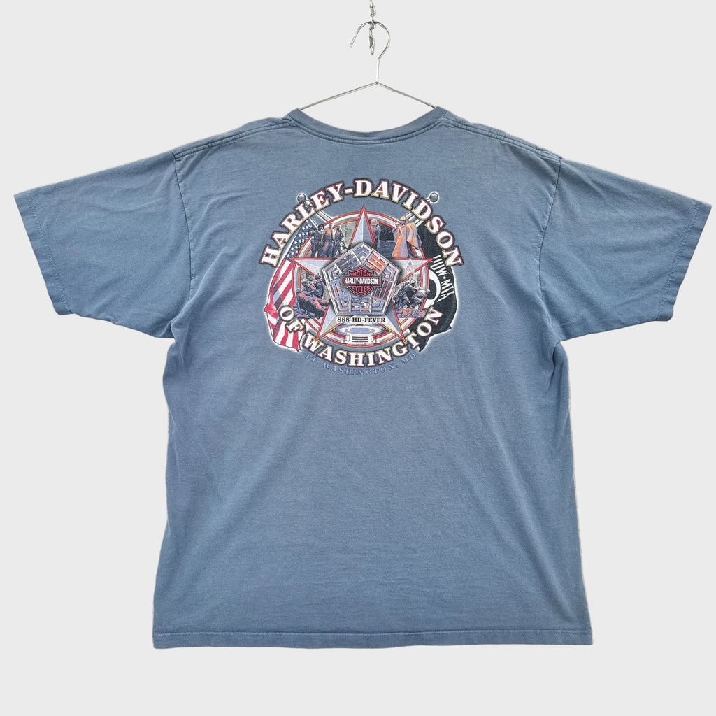 Vintage Harley Davidson Washington Graphic Tee 