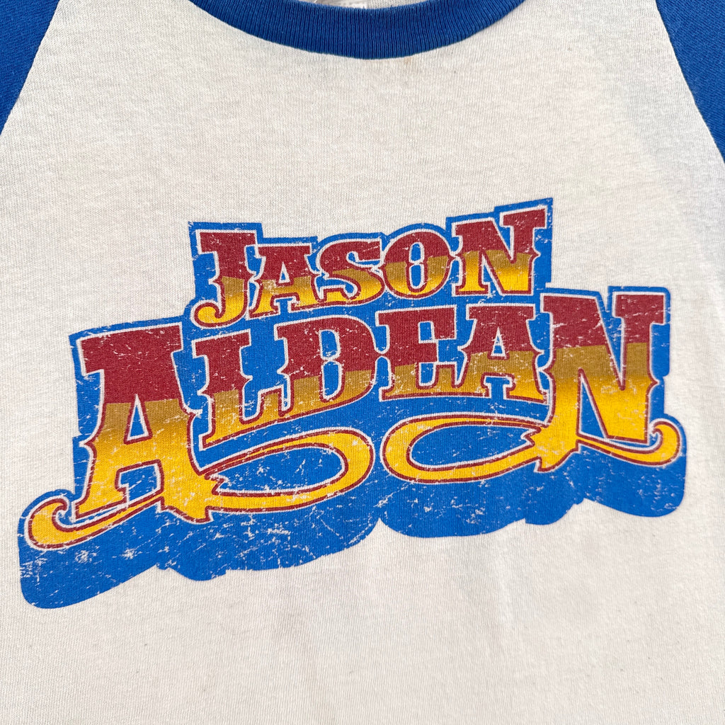Vintage Jason Aldean Country Music Baseball Tee - L