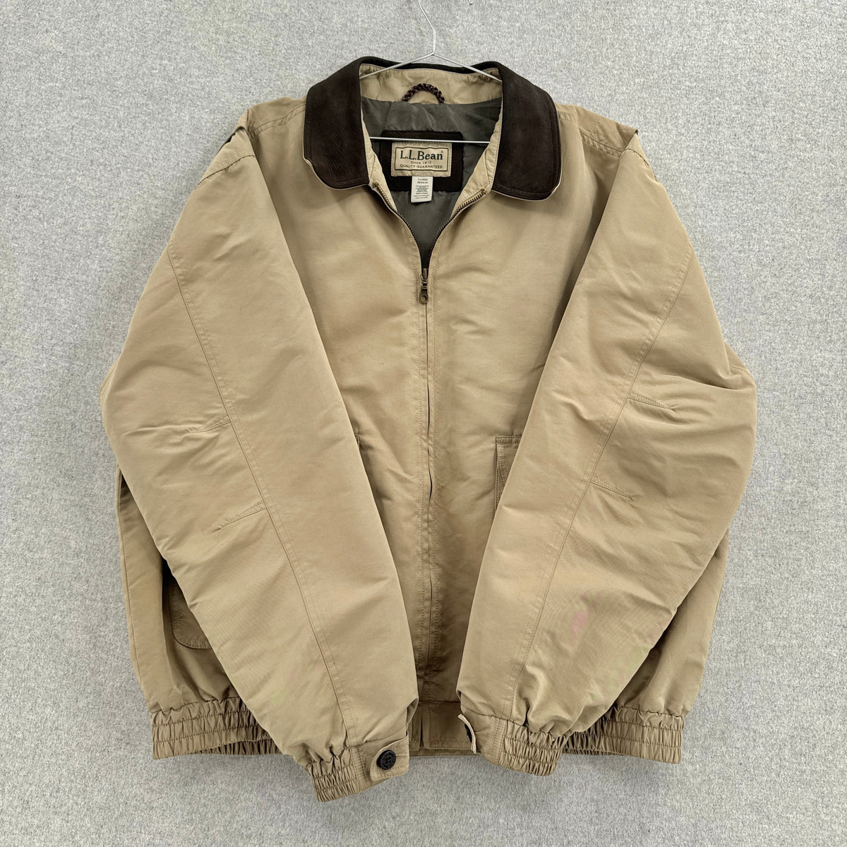 Vintage LL Bean Light Zip Bomber Jacket