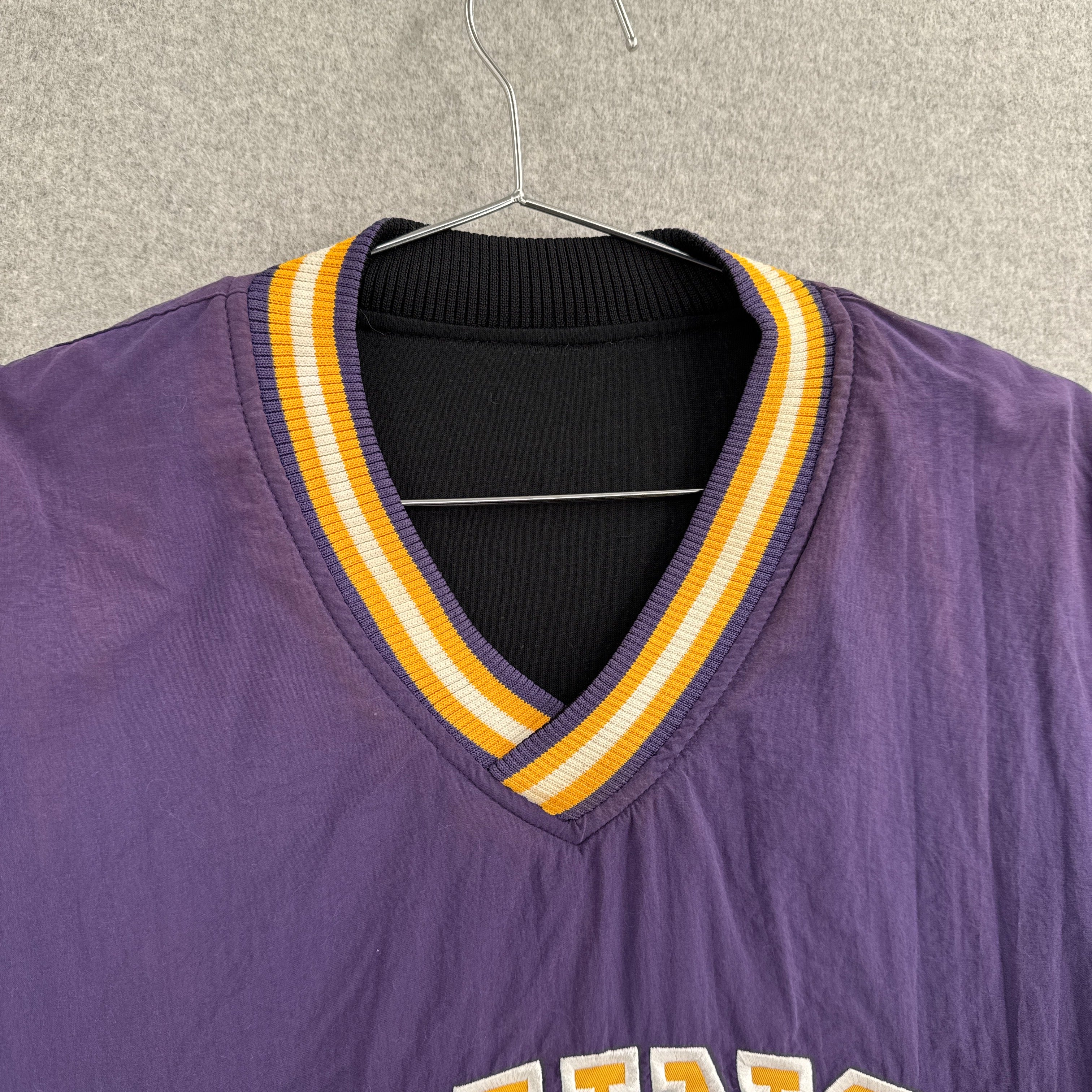 Vintage Minnesota Vikings NFL Football Starter Windbreaker Jacket