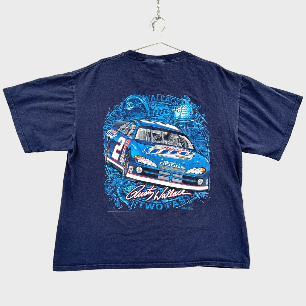 Vintage Nascar Rusty Wallace Racing Tee 