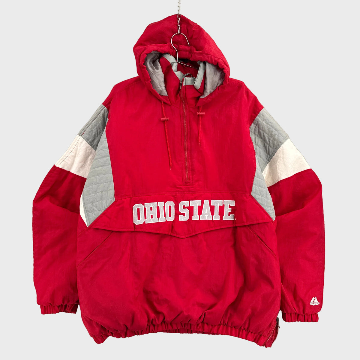 Vintage Ohio State University Buckeyes Puffer Coat Varsity Jacket