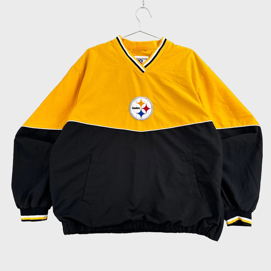 Vintage Pittsburgh Steelers NFL Football Windbreaker Jacket
