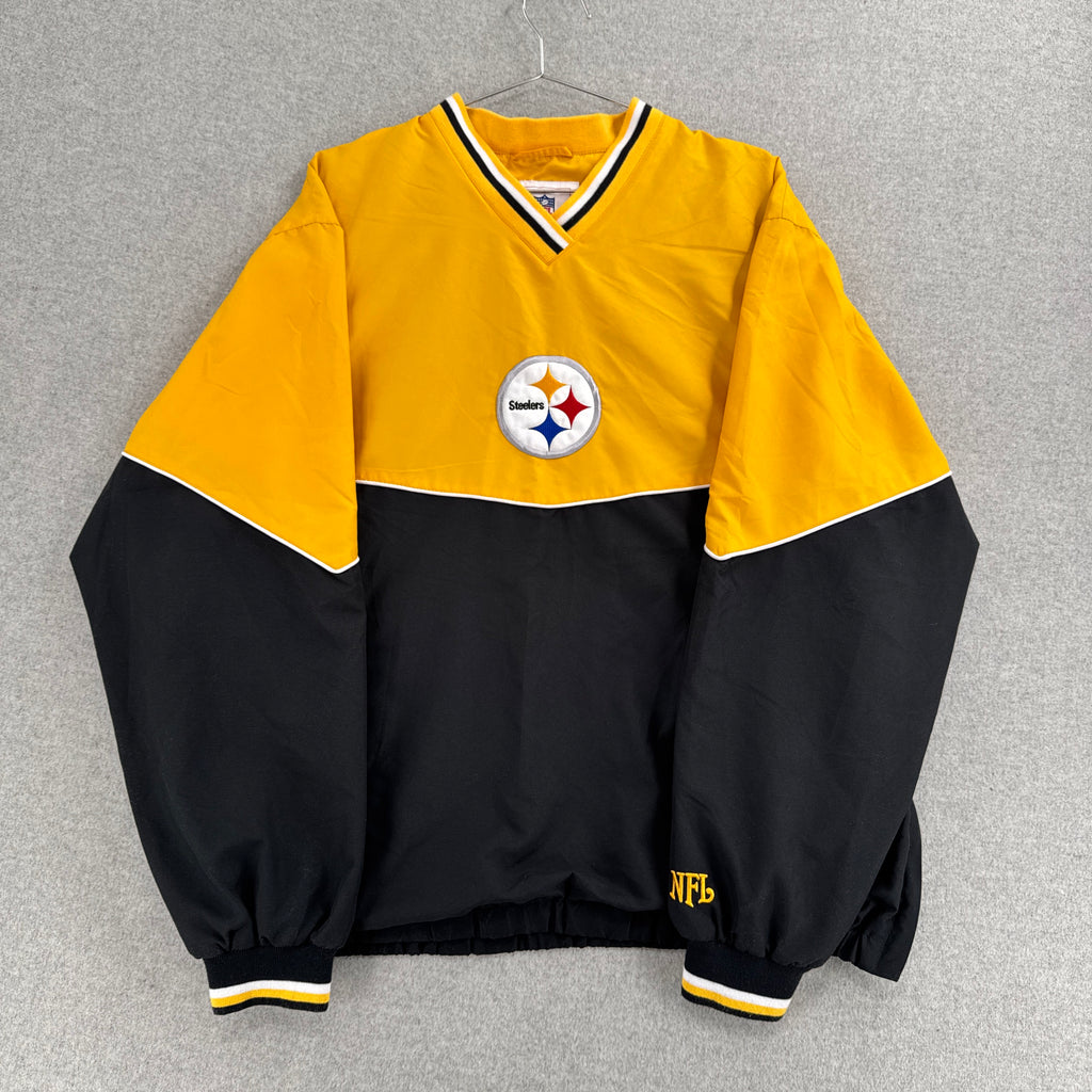 Vintage Pittsburgh Steelers NFL Football Windbreaker Jacket