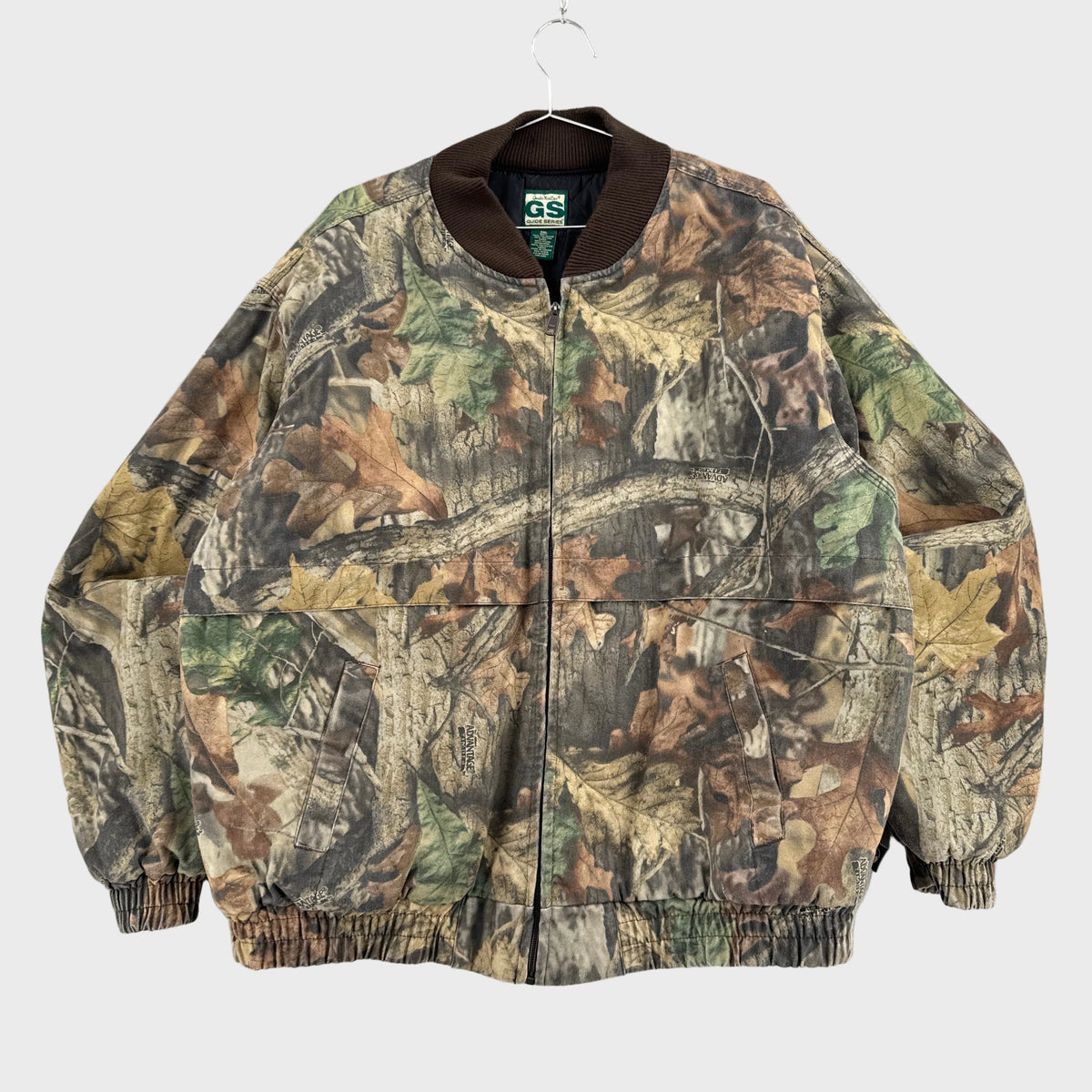 Vintage Realtree Camouflage Bomber Jacket