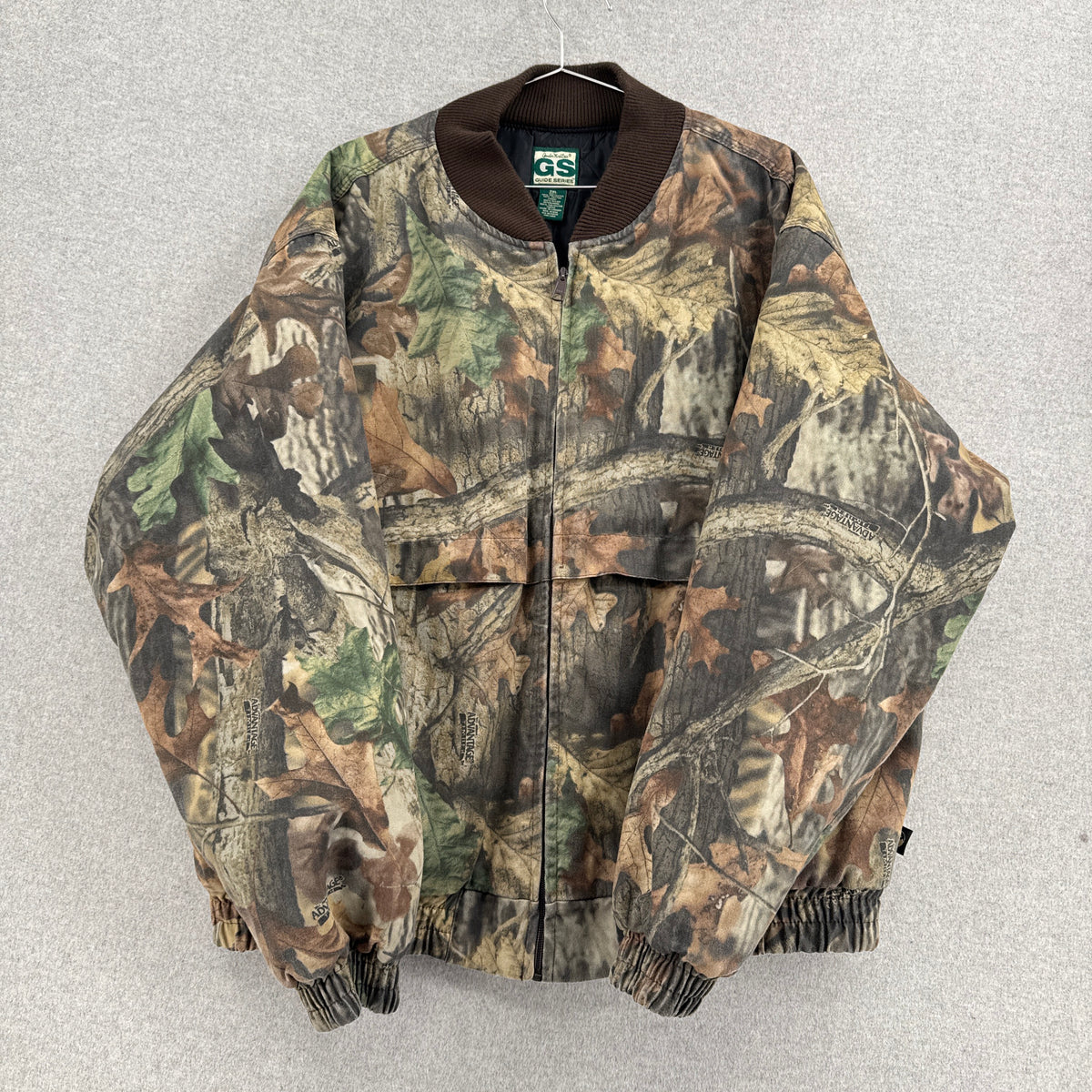 Vintage Realtree Camouflage Bomber Jacket