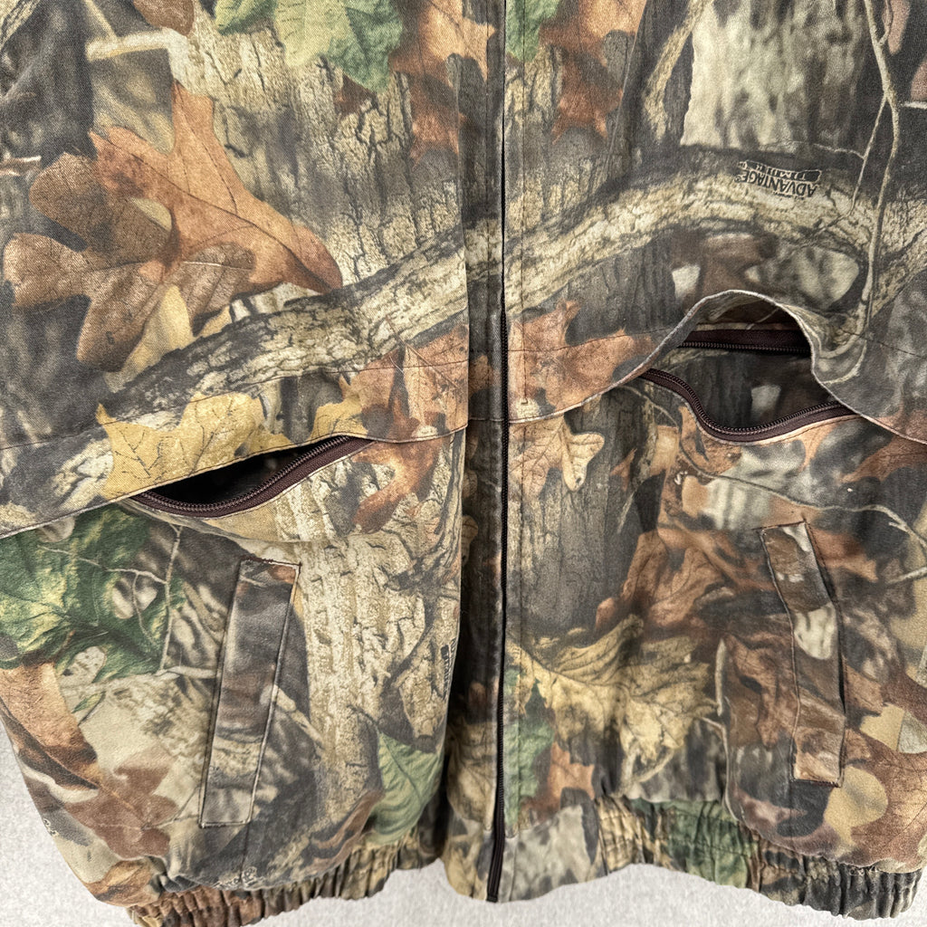 Vintage Realtree Camouflage Bomber Jacket