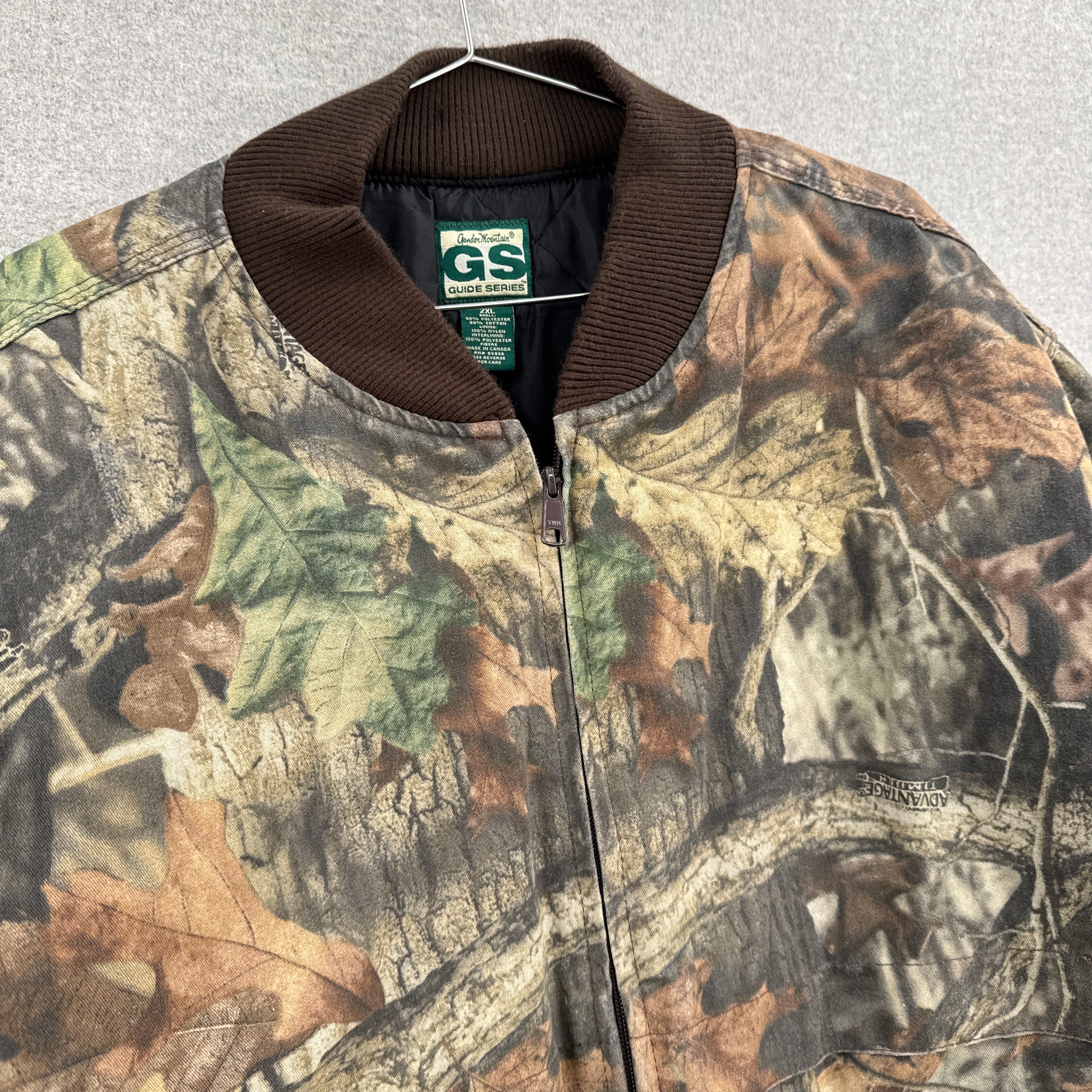 Vintage Realtree Camouflage Bomber Jacket