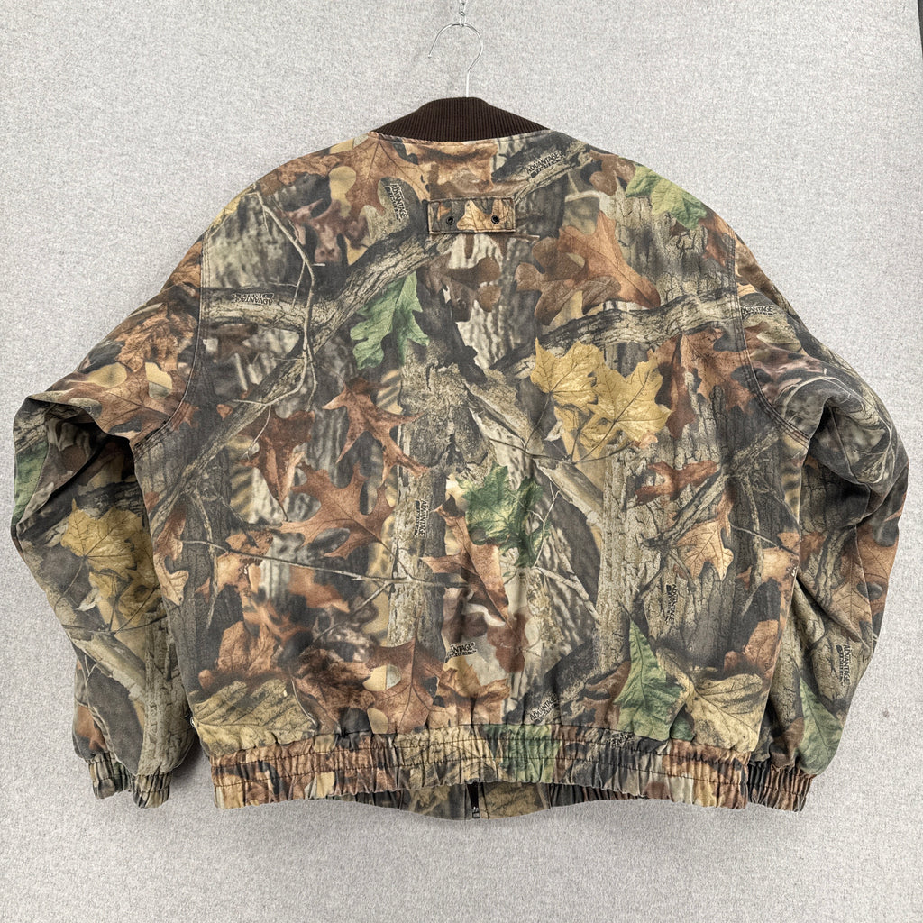 Vintage Realtree Camouflage Bomber Jacket