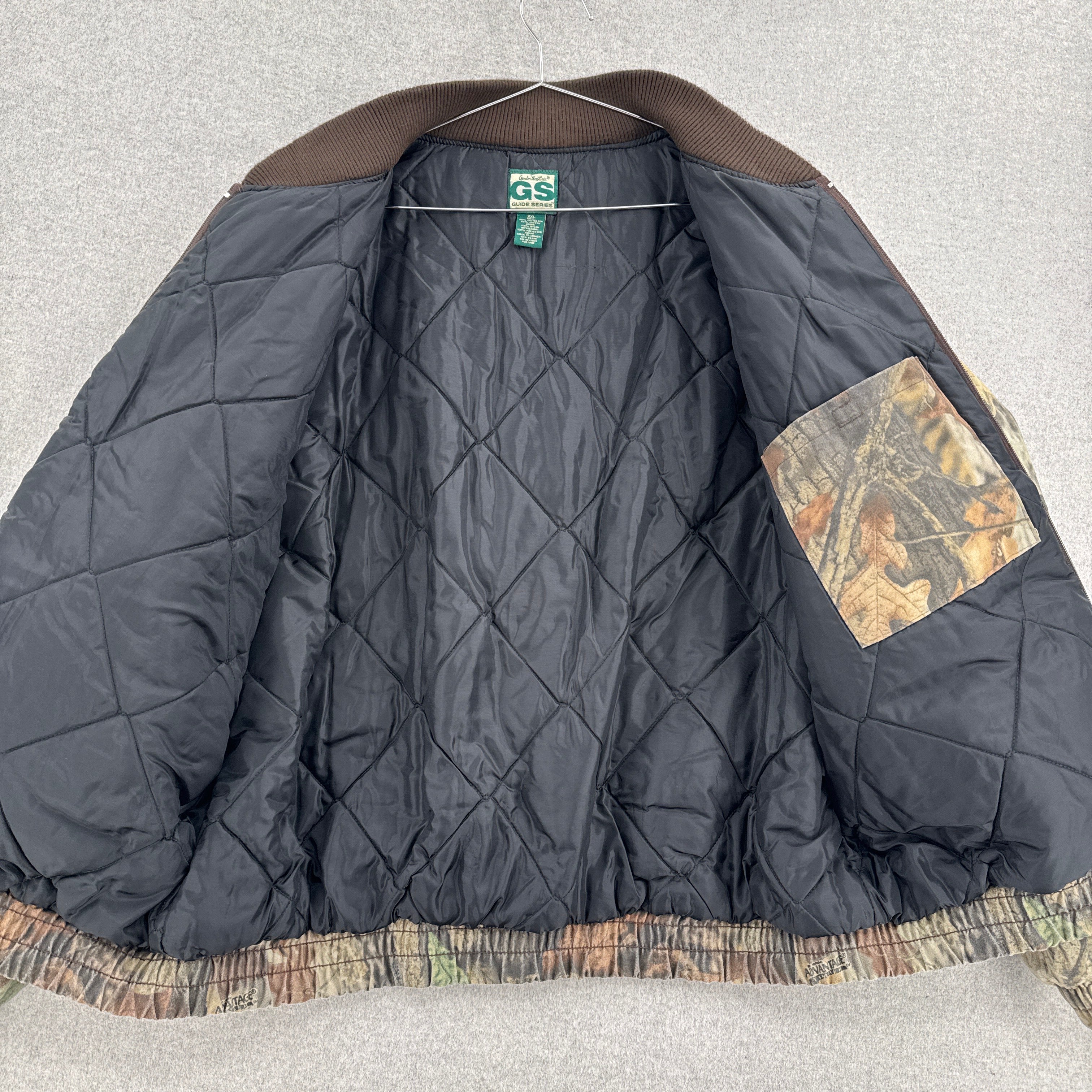 Vintage Realtree Camouflage Bomber Jacket