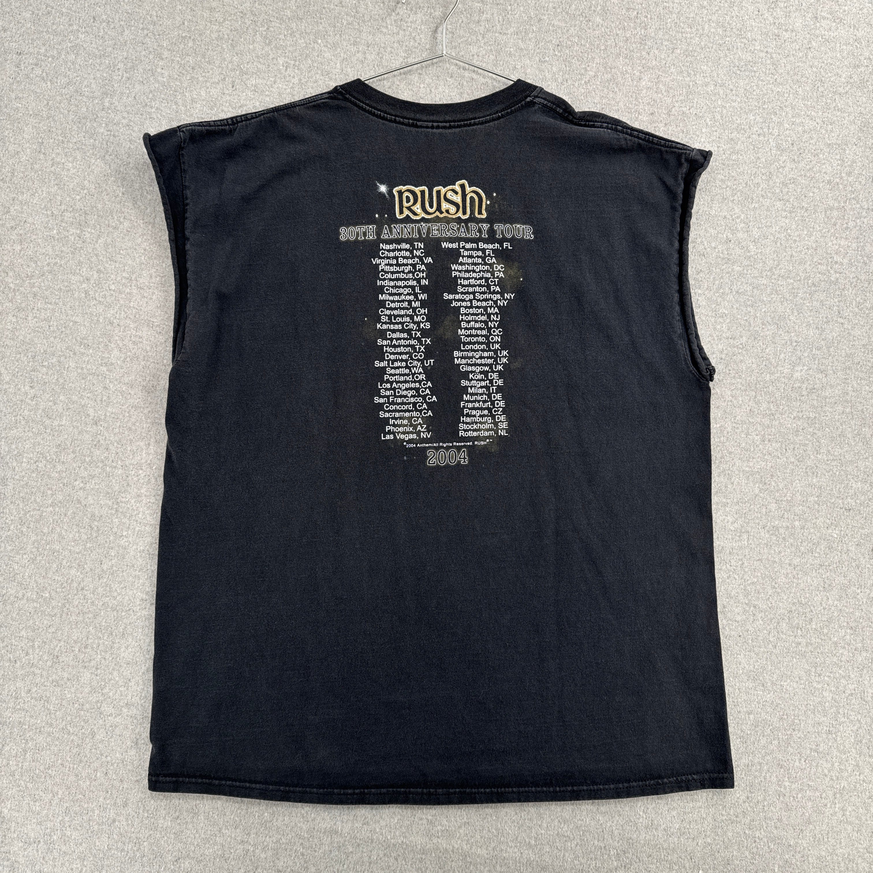 Vintage Rush Anniversary Tour Sleeveless Shirt