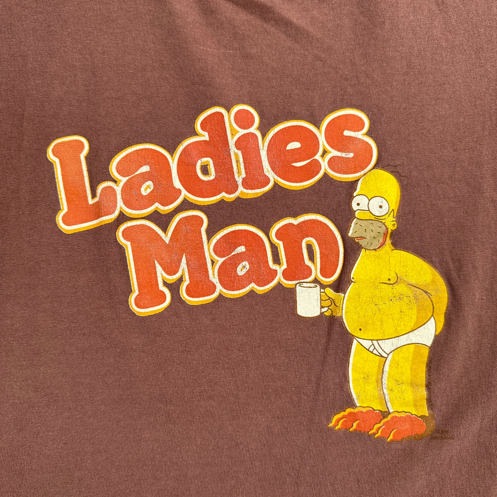 Vintage The Simpsons Homer Cartoon Graphic Tee