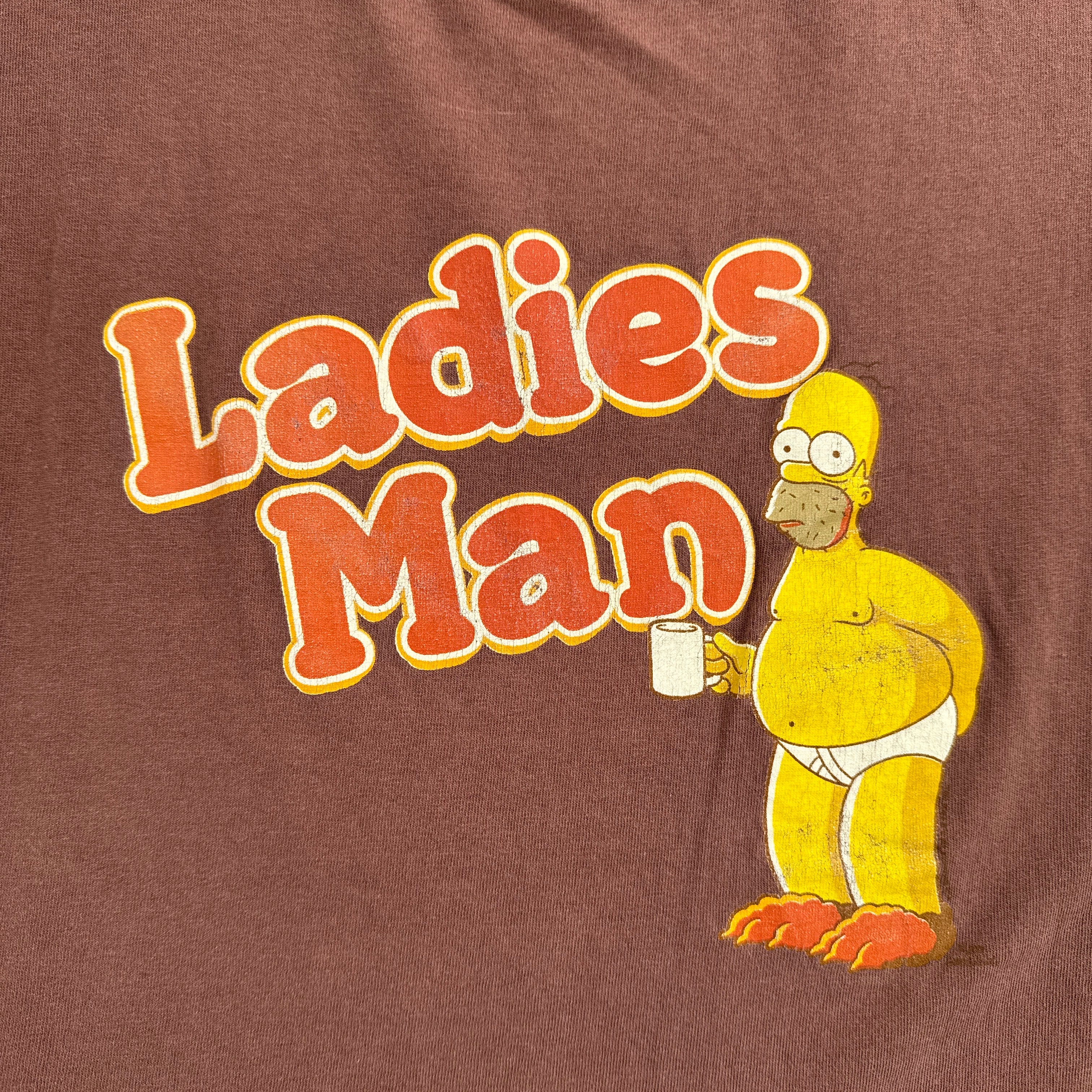 Vintage The Simpsons Homer Cartoon Graphic Tee