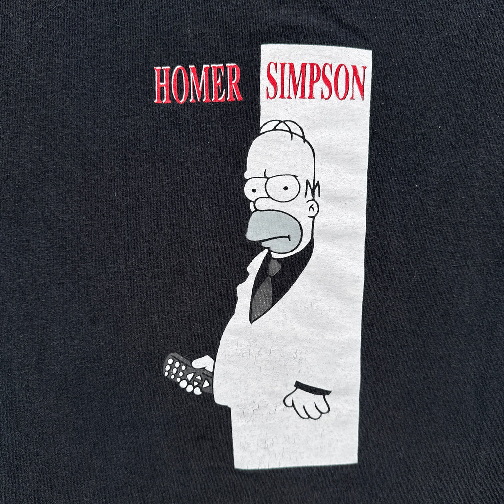Vintage The Simpsons Homer Godfather Graphic Tee