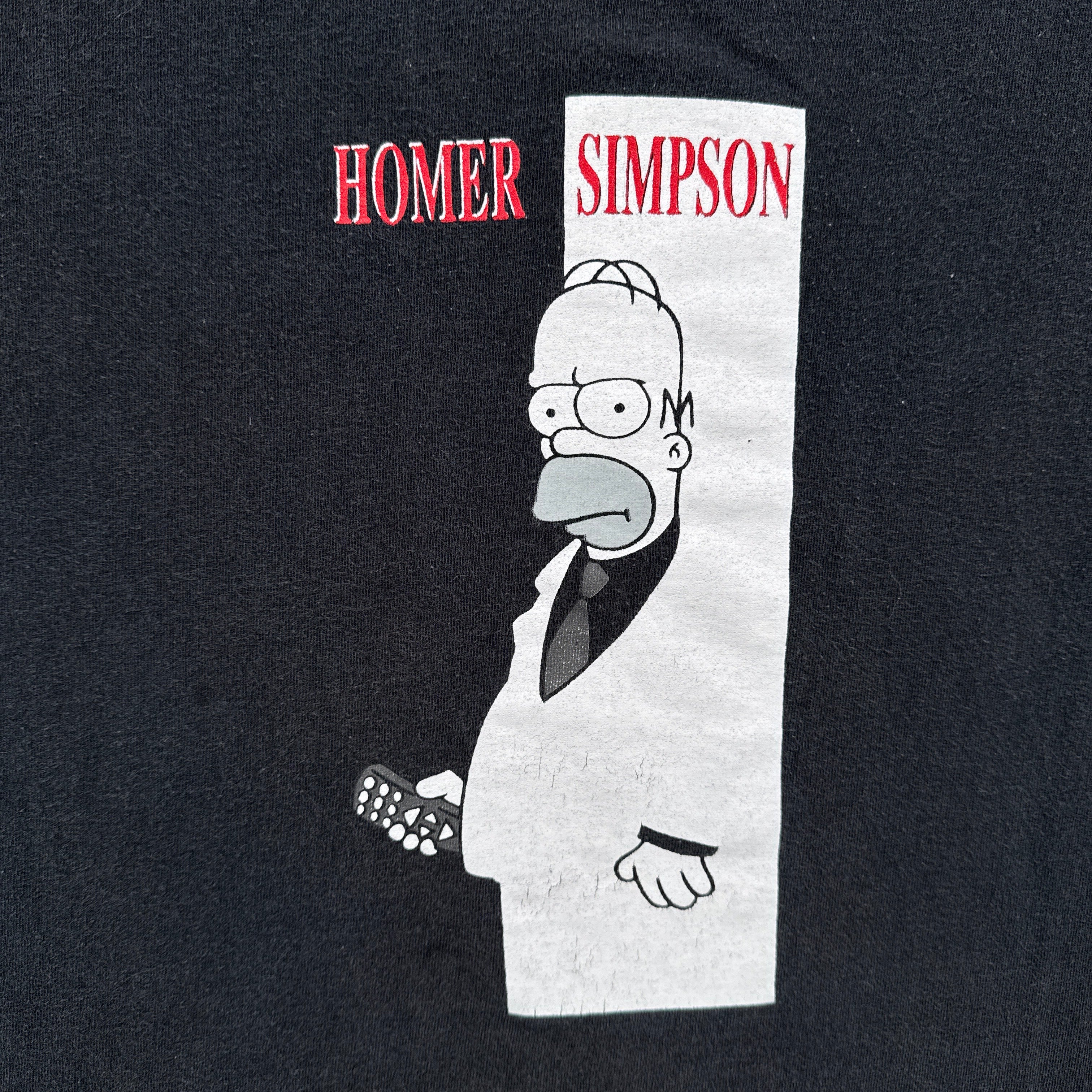 Vintage The Simpsons Homer Godfather Graphic Tee