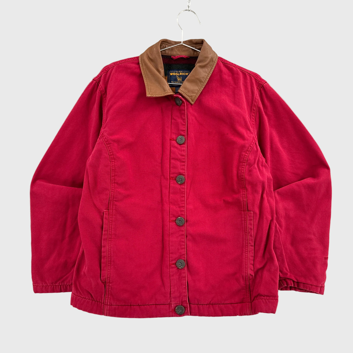 Vintage Woolrich Barn Jacket Chore Coat Fleece Lined - Women's L