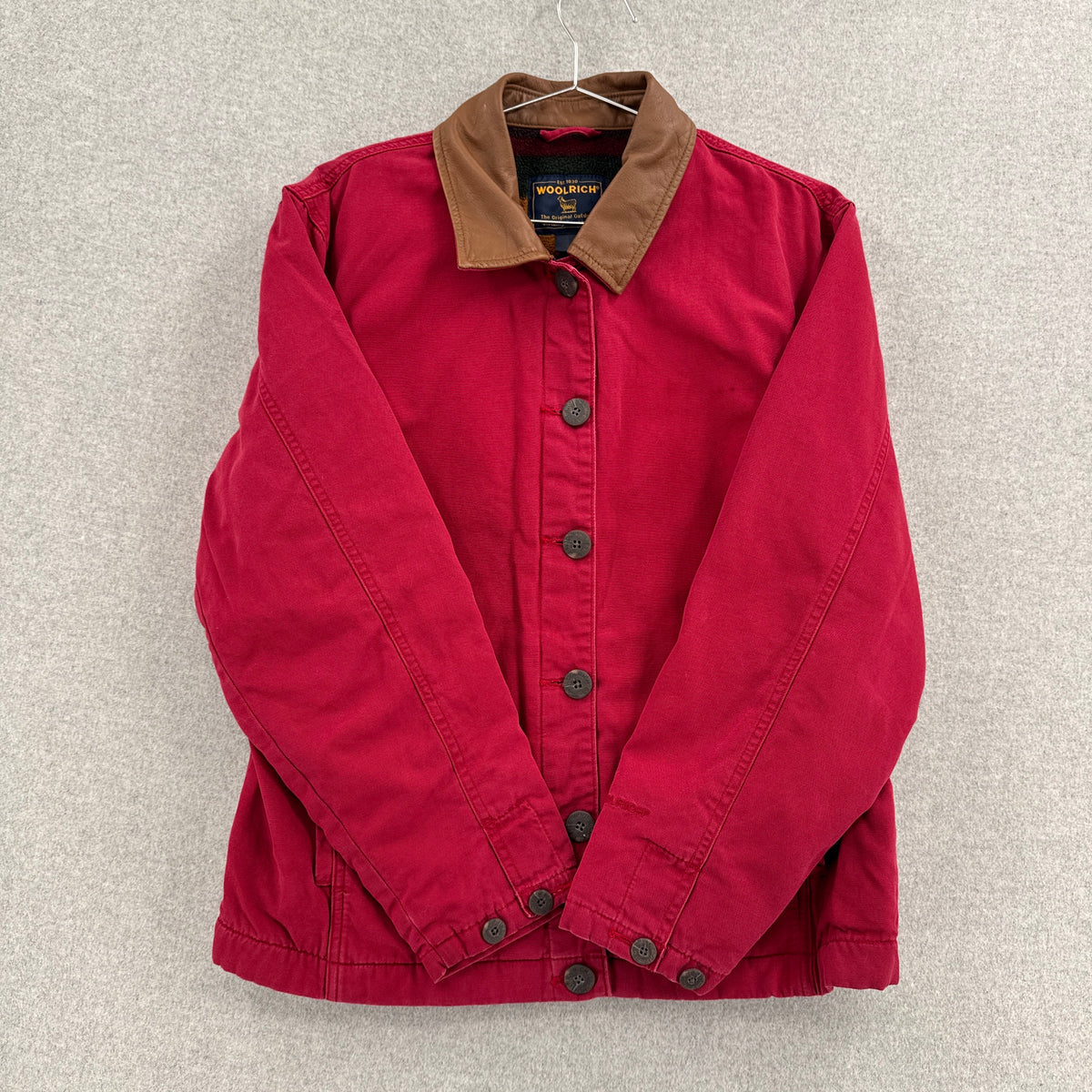 Vintage Woolrich Barn Jacket Chore Coat Fleece Lined - Women's L