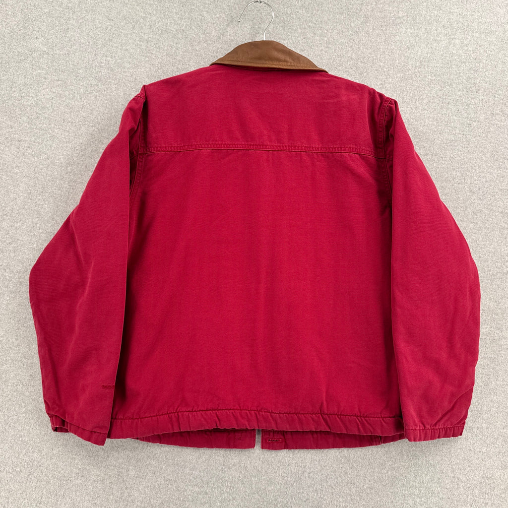 Vintage Woolrich Barn Jacket Chore Coat Fleece Lined - Women's L