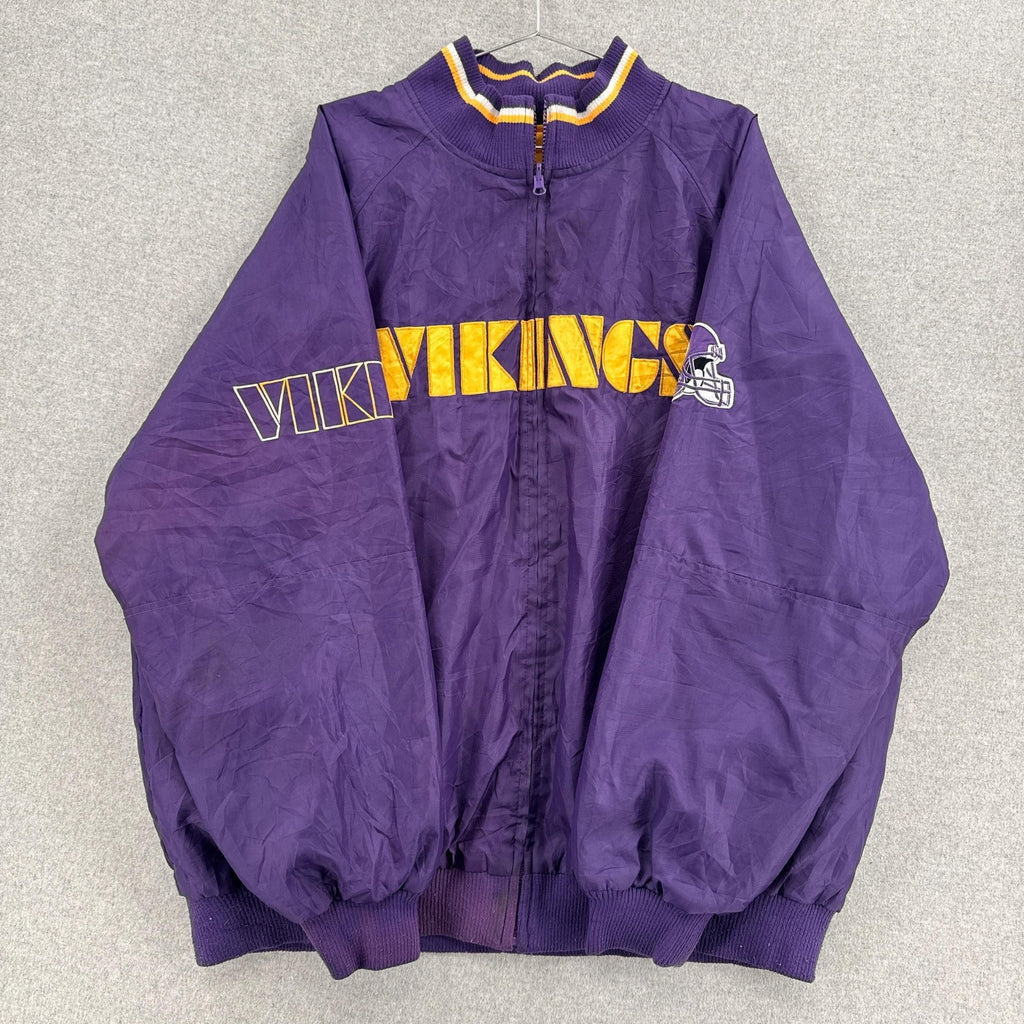 Vintage 90s Minnesota Vikings Reversible NFL Jacket - 2XL