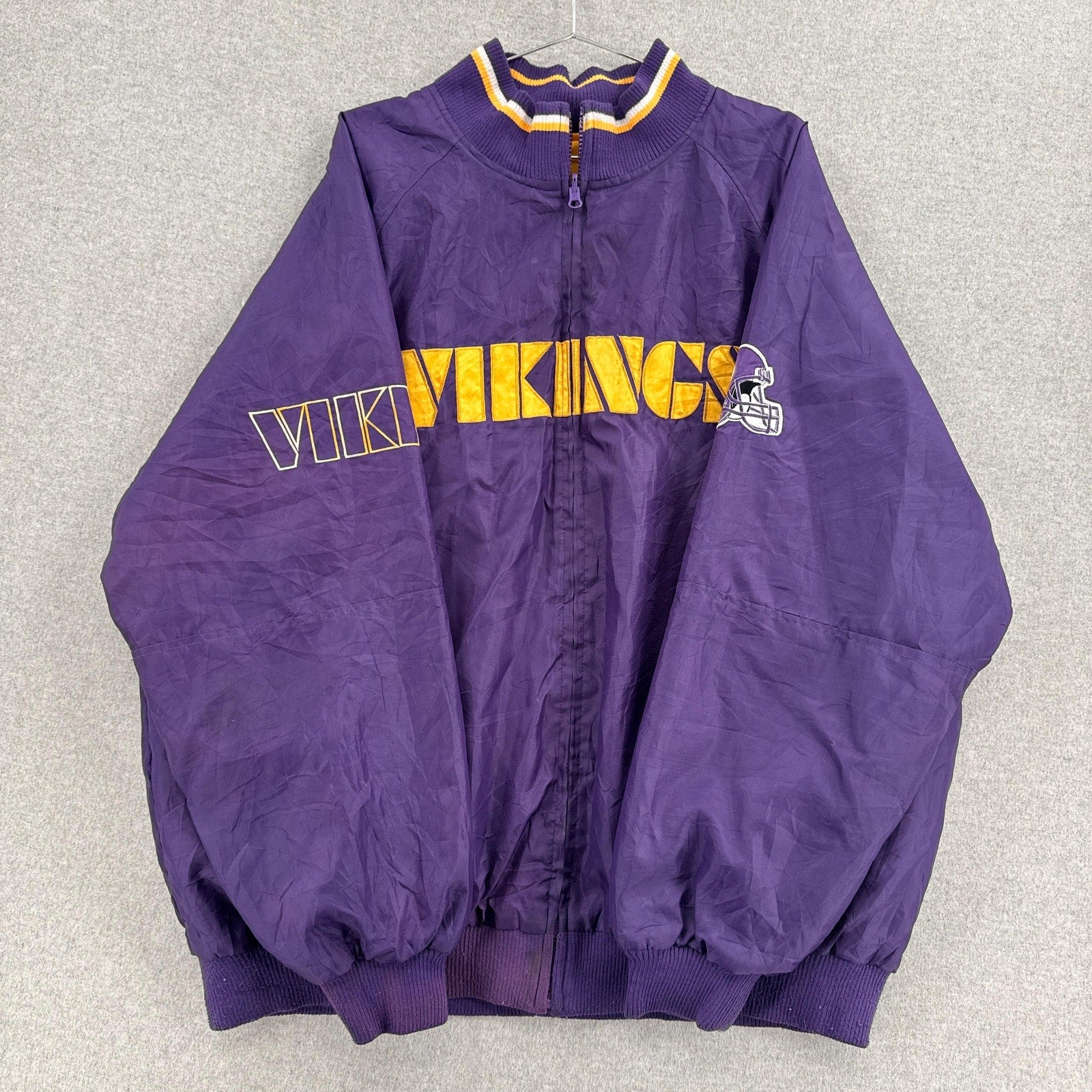 Vintage 90s Minnesota Vikings Reversible NFL Jacket - 2XL