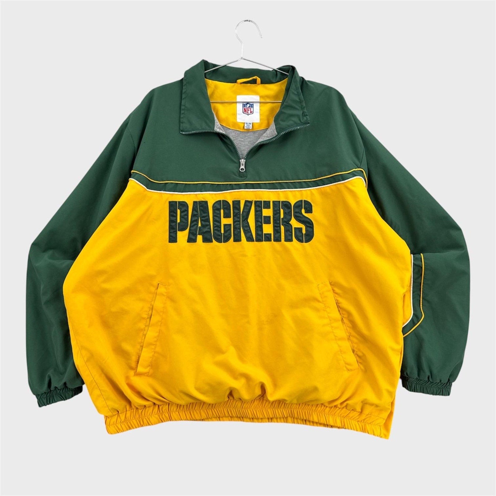 Vintage Green Bay Packers NFL Windbreaker Jacket - 2XL