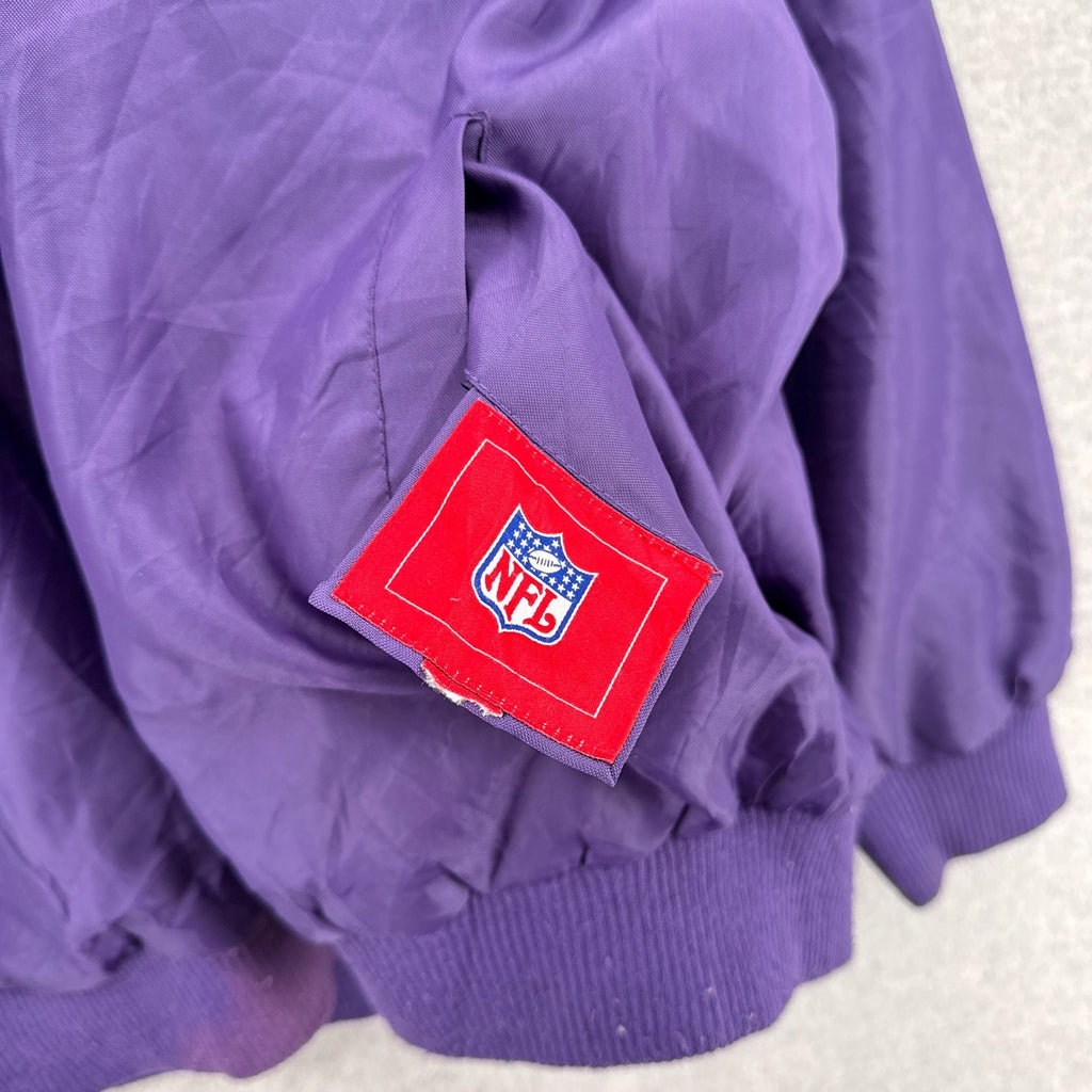 Vintage 90s Minnesota Vikings Reversible NFL Jacket - 2XL