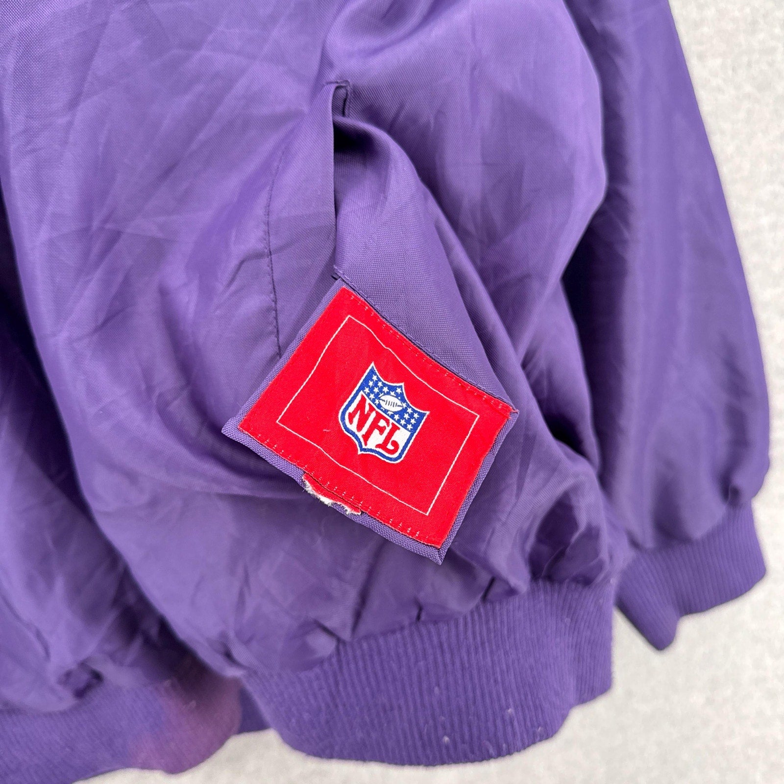 Vintage 90s Minnesota Vikings Reversible NFL Jacket - 2XL