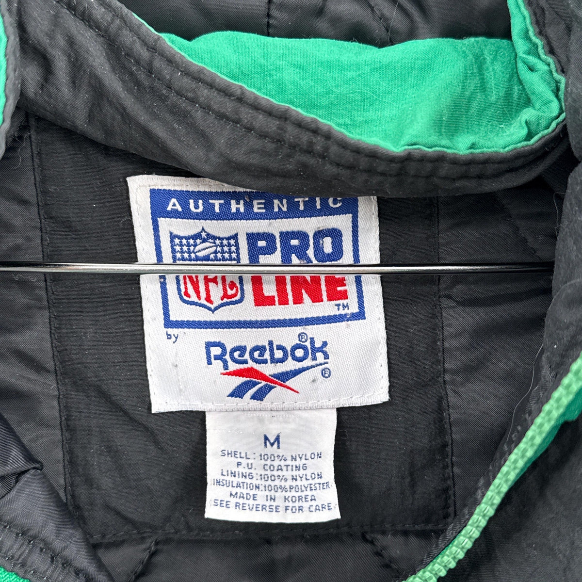 Vintage 90 New York Jets NFL Puffer Bomber Jacket - M