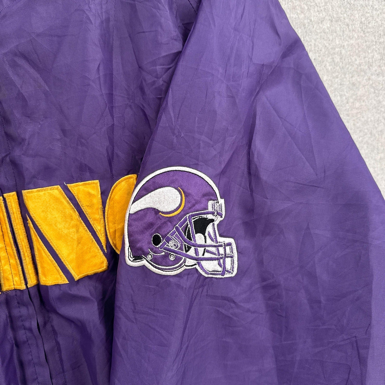 Vintage 90s Minnesota Vikings Reversible NFL Jacket - 2XL