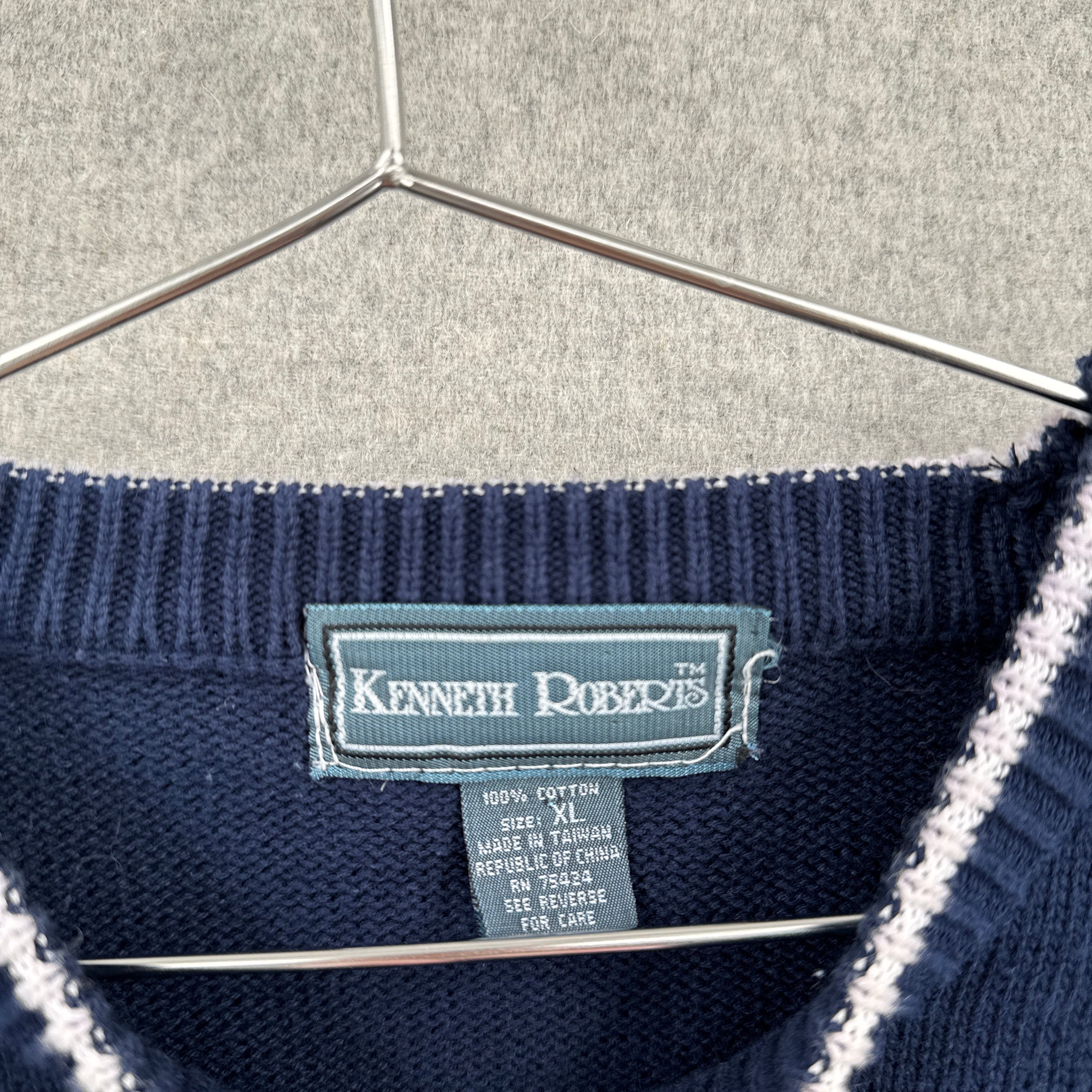 kenneth roberts tag size XL 100% cotton